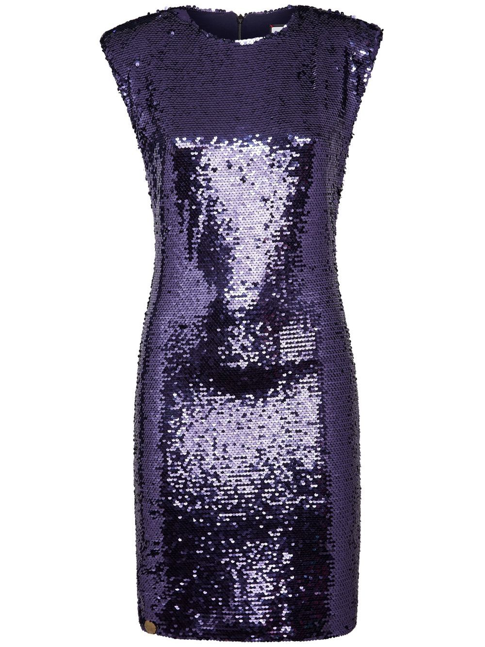 Philipp Plein 亮片缀饰无袖连衣裙 - 黑色