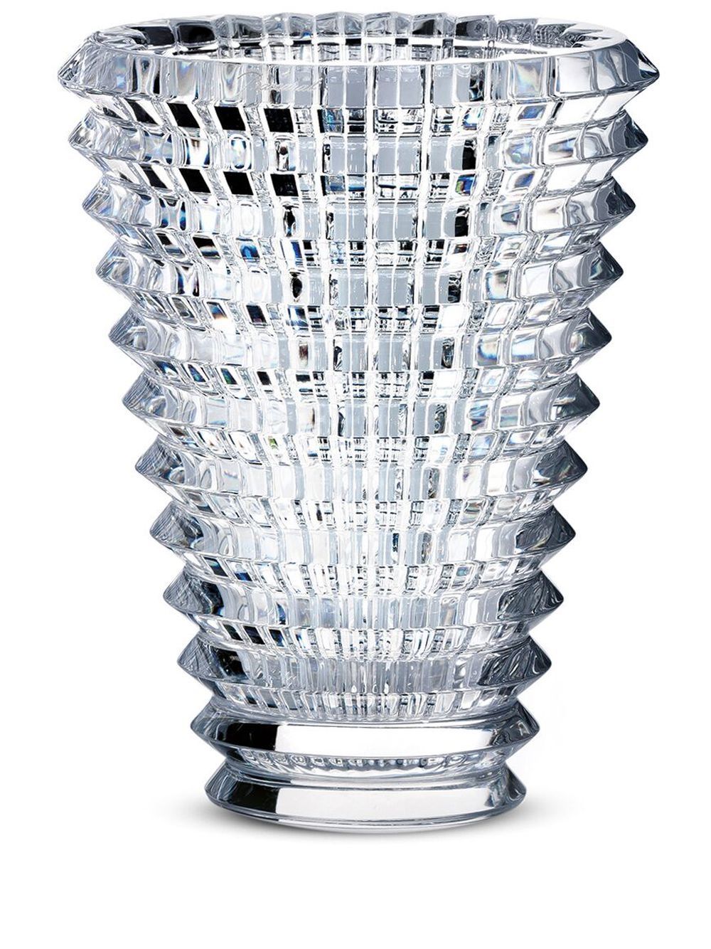 Baccarat Eye 椭圆形晶饰花瓶 - 白色