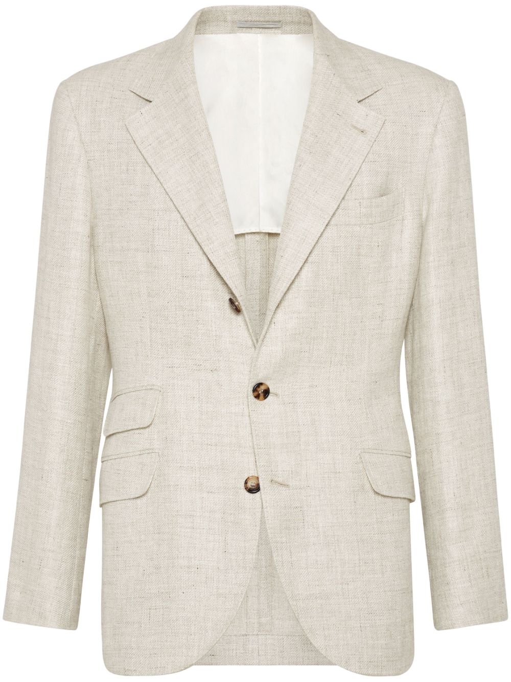Brunello Cucinelli Cavallo 西装夹克 - 中性色