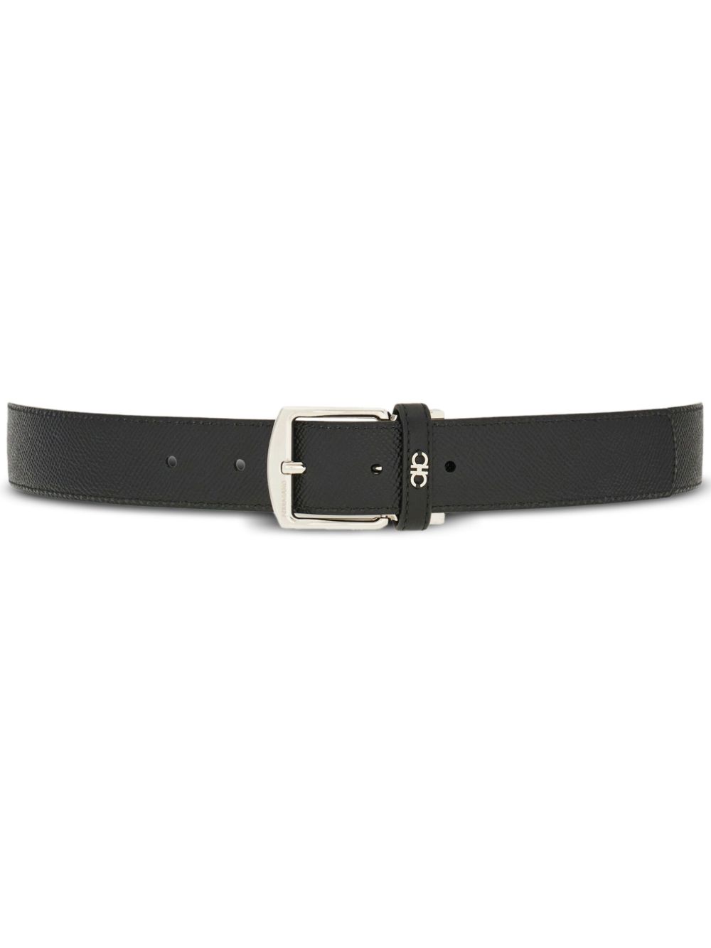 Ferragamo 双面可调式腰带 - 褐色