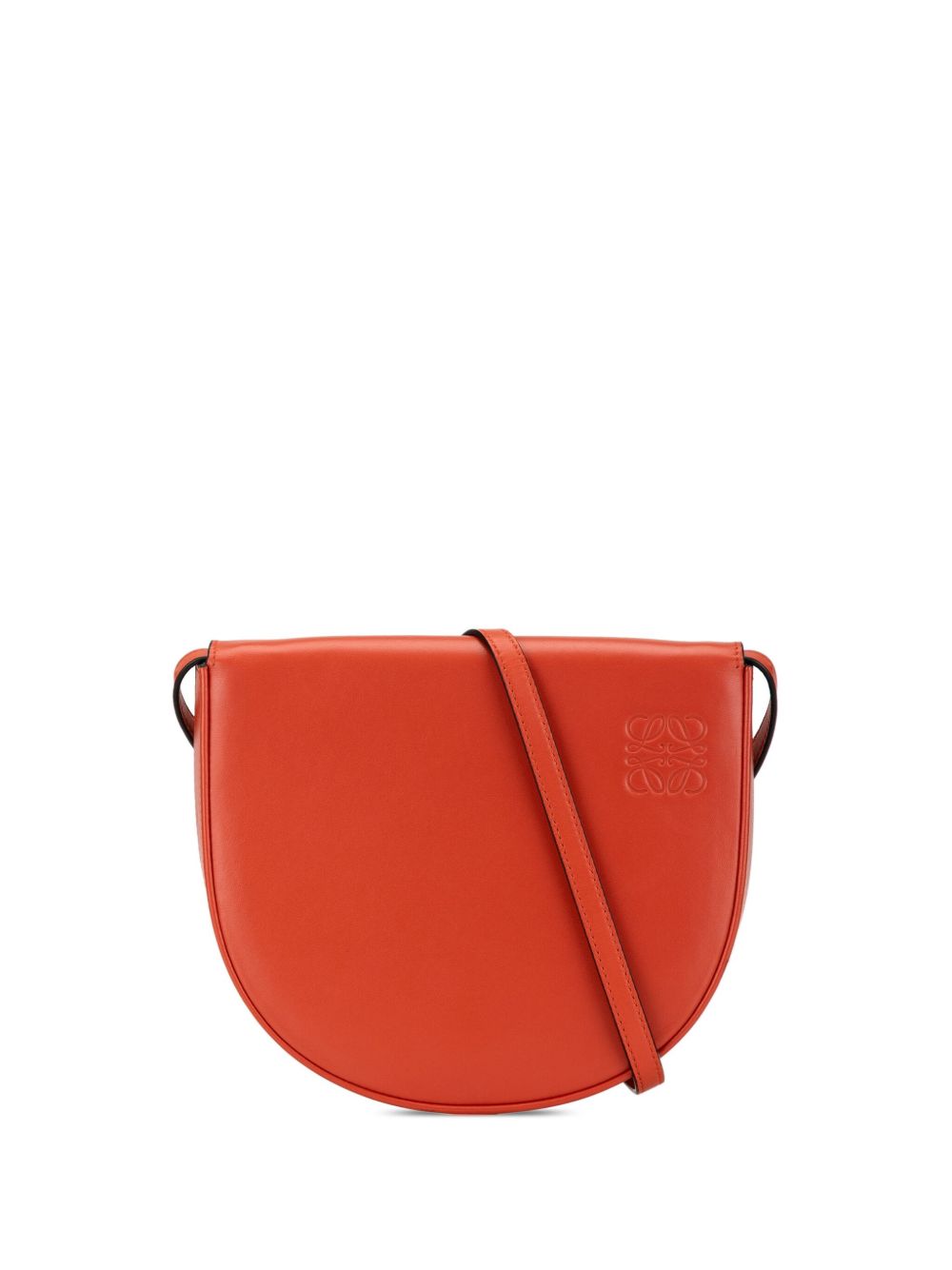 Loewe Pre-Owned Soft Heel 小号小牛皮斜挎包（2019年典藏款） - 橘色