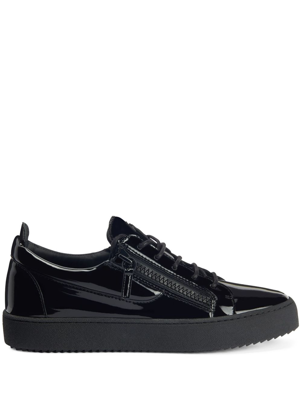 Giuseppe Zanotti Frankie 系带运动鞋 - 黑色