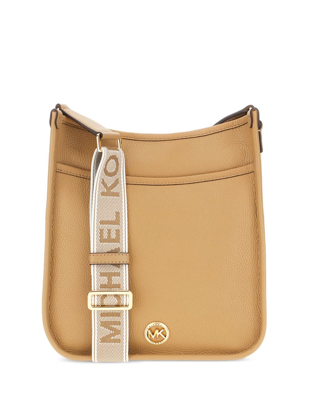 Michael Kors Raven logo标牌斜挎包 - 褐色