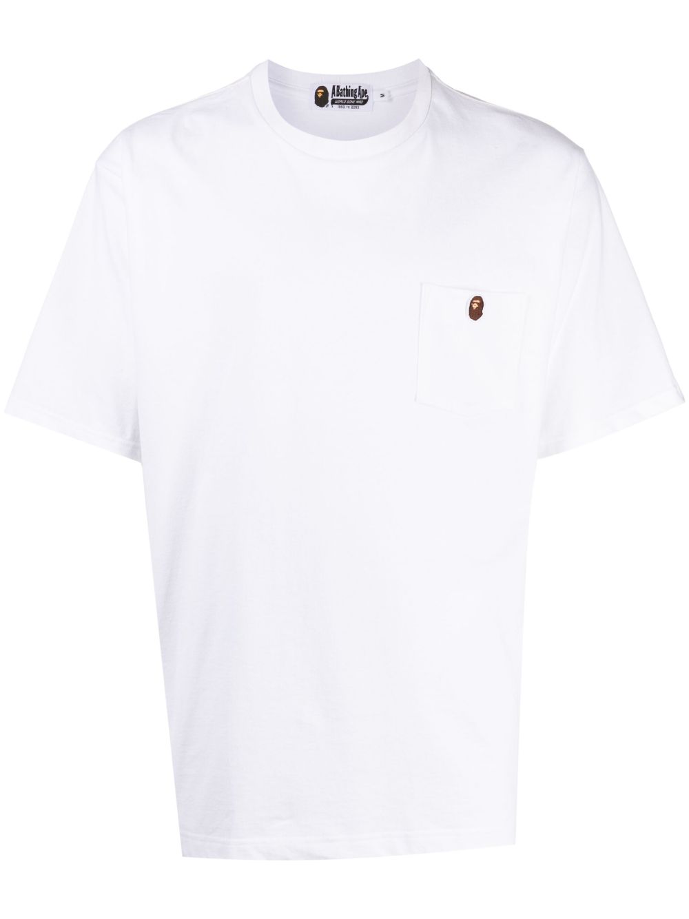 A BATHING APE® Ape Head 棉T恤 - 白色