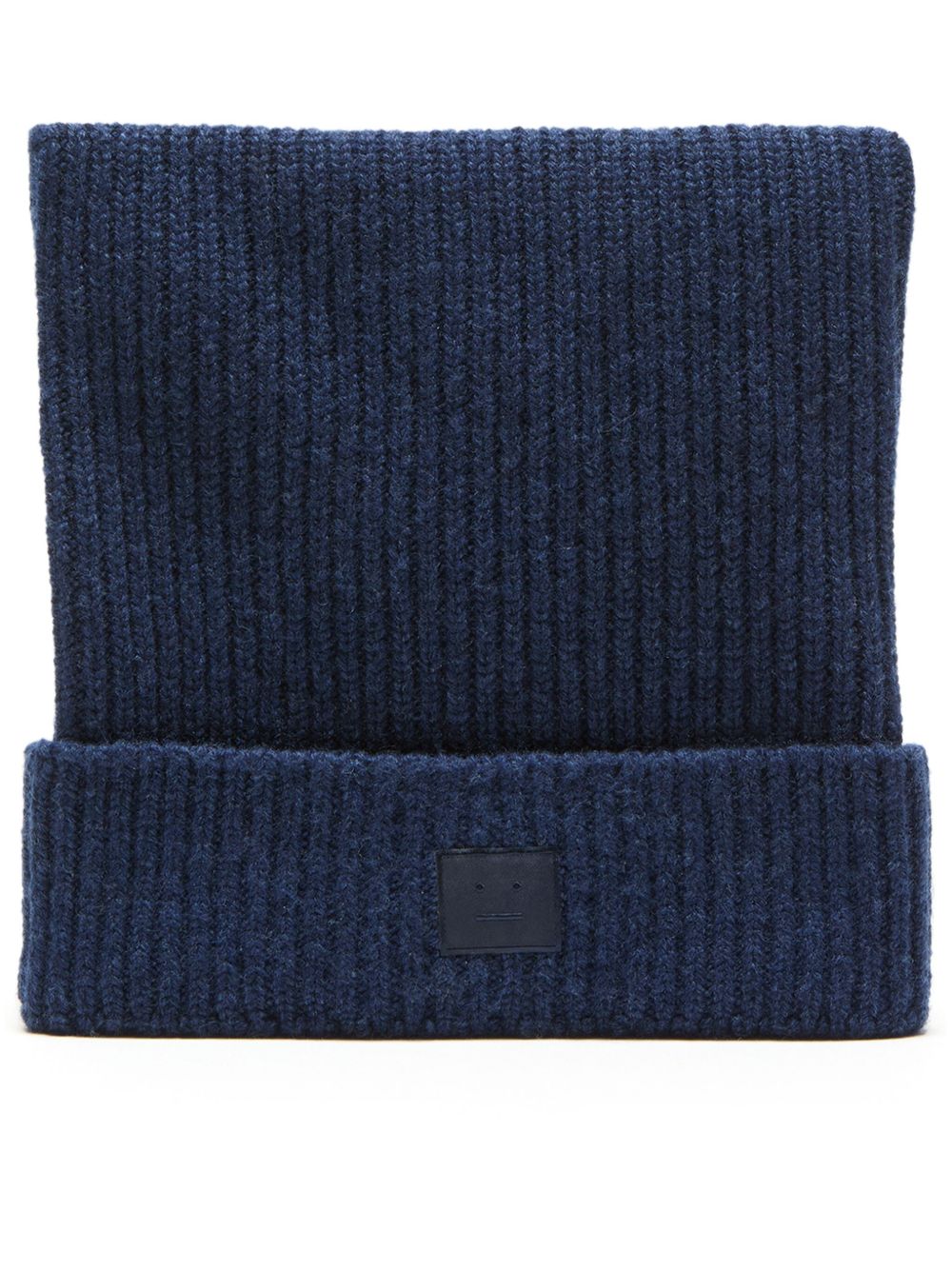 Acne Studios Face Logo 方形套头帽 - 蓝色