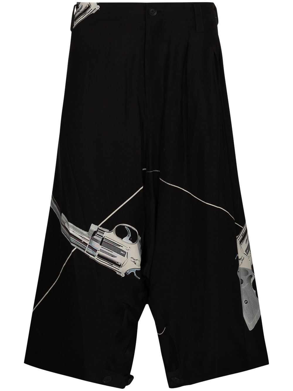 Yohji Yamamoto Sarouel 百慕大垮裤 - 黑色
