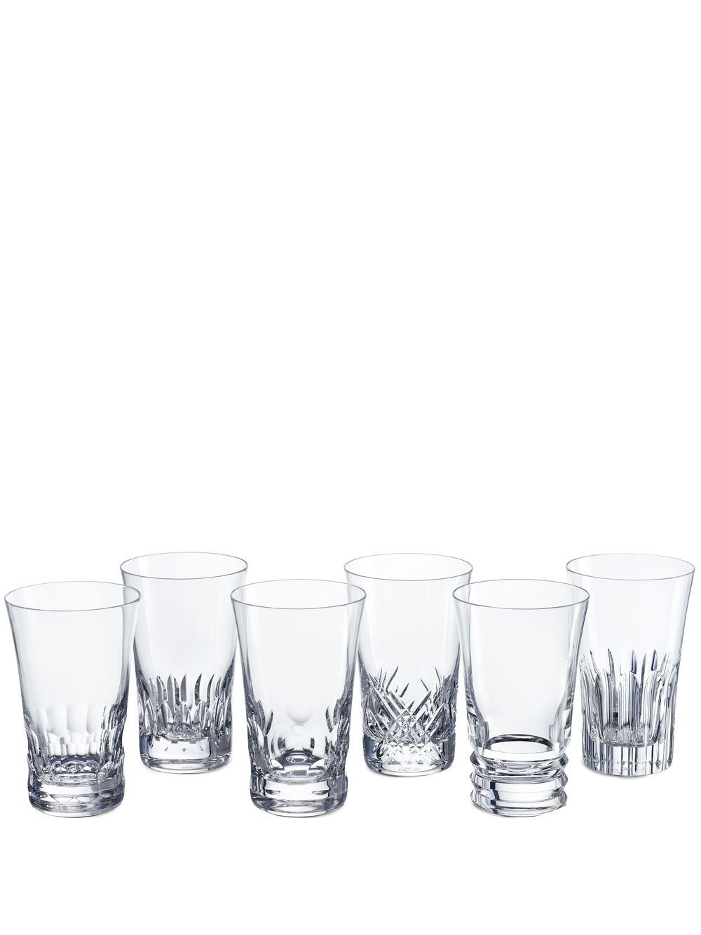Baccarat Everyday 高球杯（六件装） - 白色