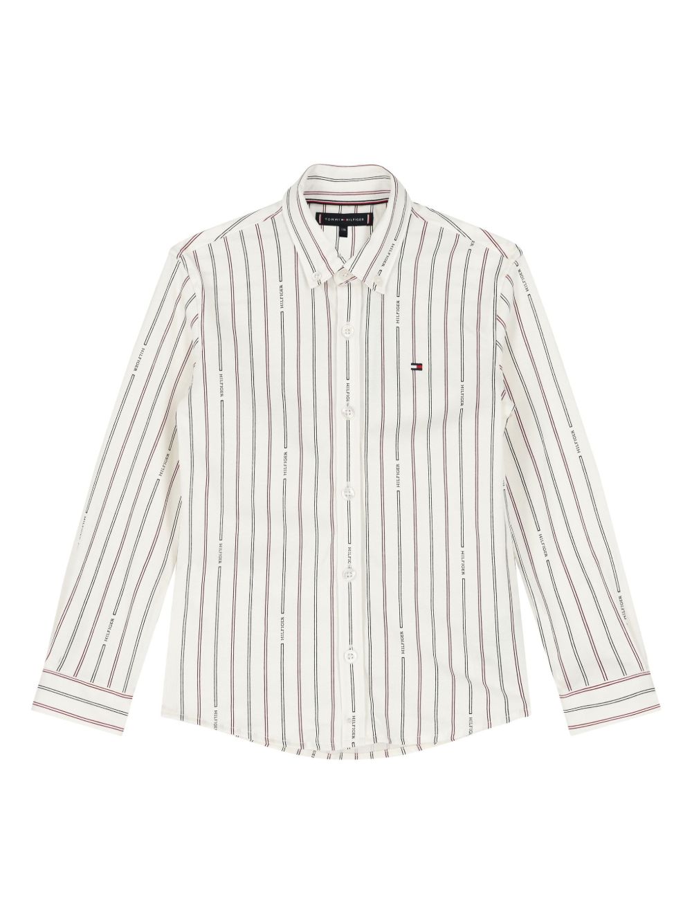 Tommy Hilfiger Junior logo衬衫 - 白色