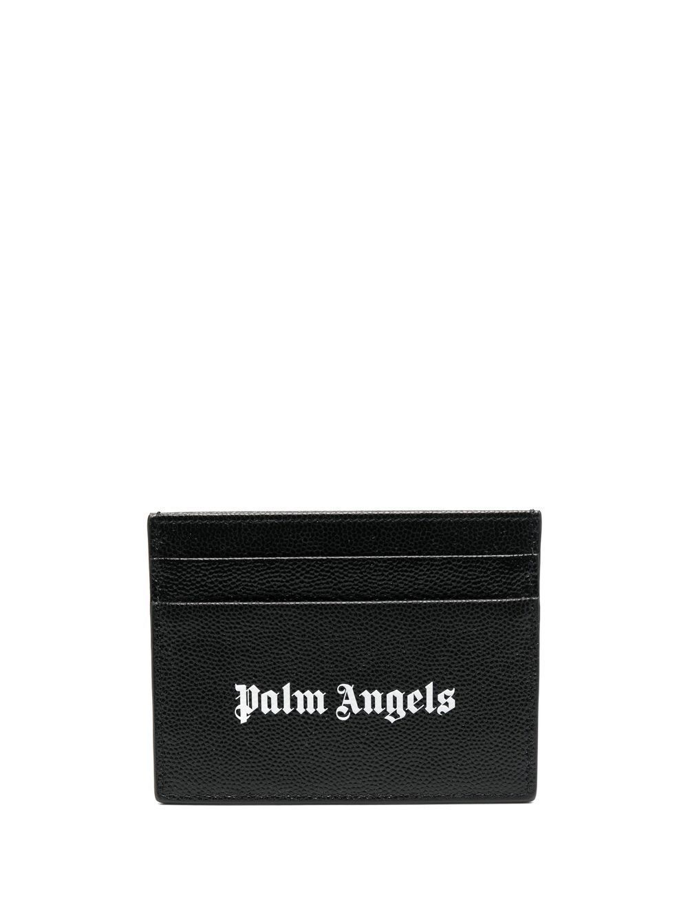 Palm Angels Gothic logo印花卡夹 - 黑色