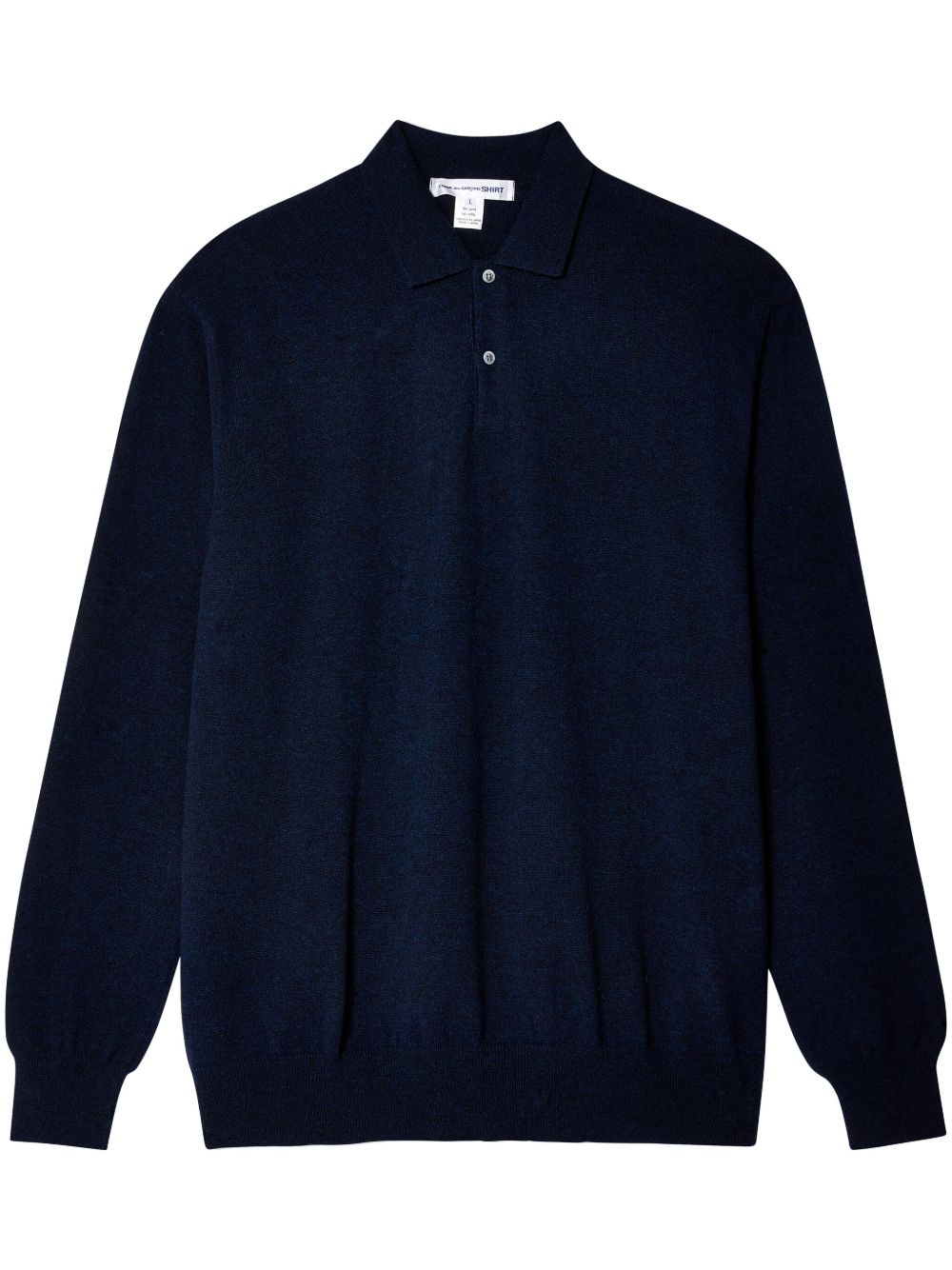 Comme Des Garçons Shirt polo领卫衣 - 蓝色