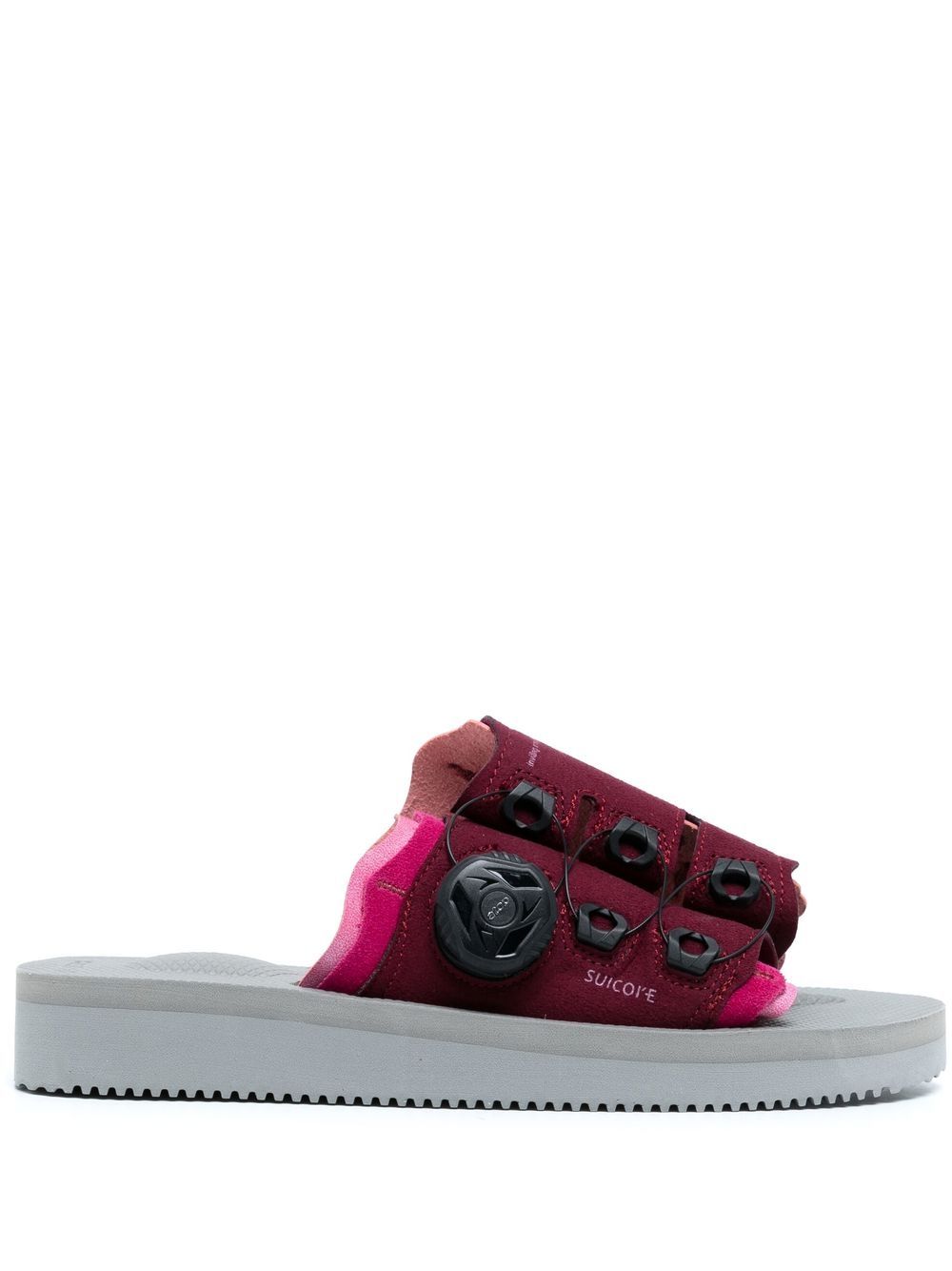 Suicoke Leta-AB 露趾凉鞋 - 红色