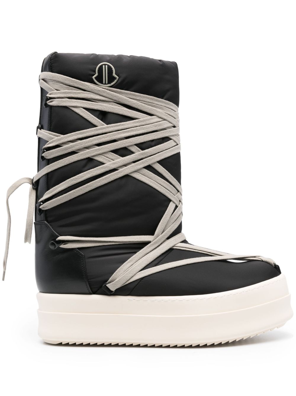 Moncler x Rick Owens Bigrocks snow boots - 黑色