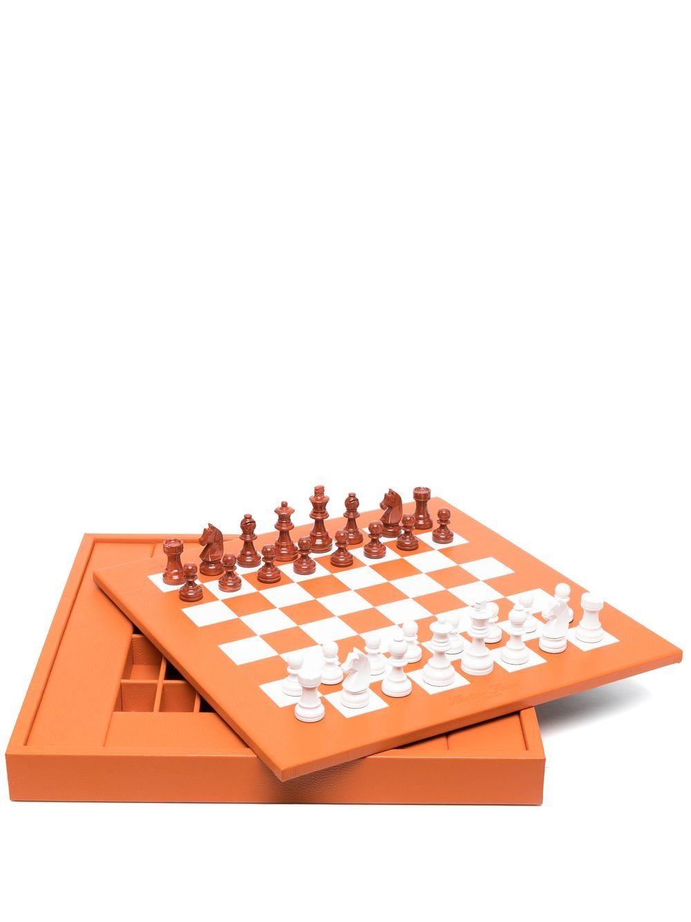 Hector Saxe 皮质棋盘（48 厘米 x 48 厘米） - 橘色