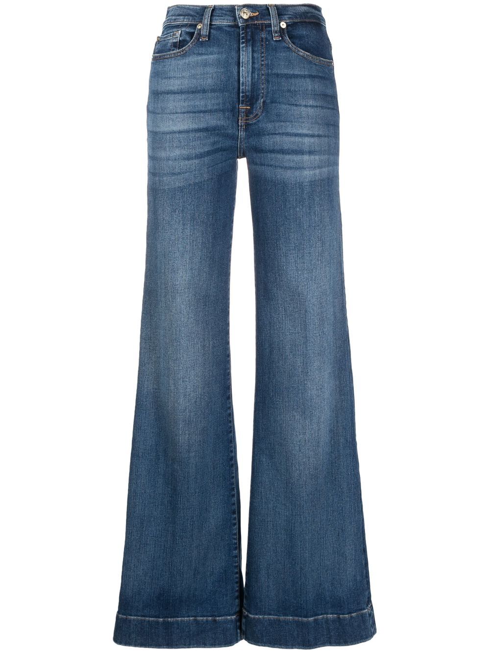 7 For All Mankind 喇叭牛仔裤 - 蓝色