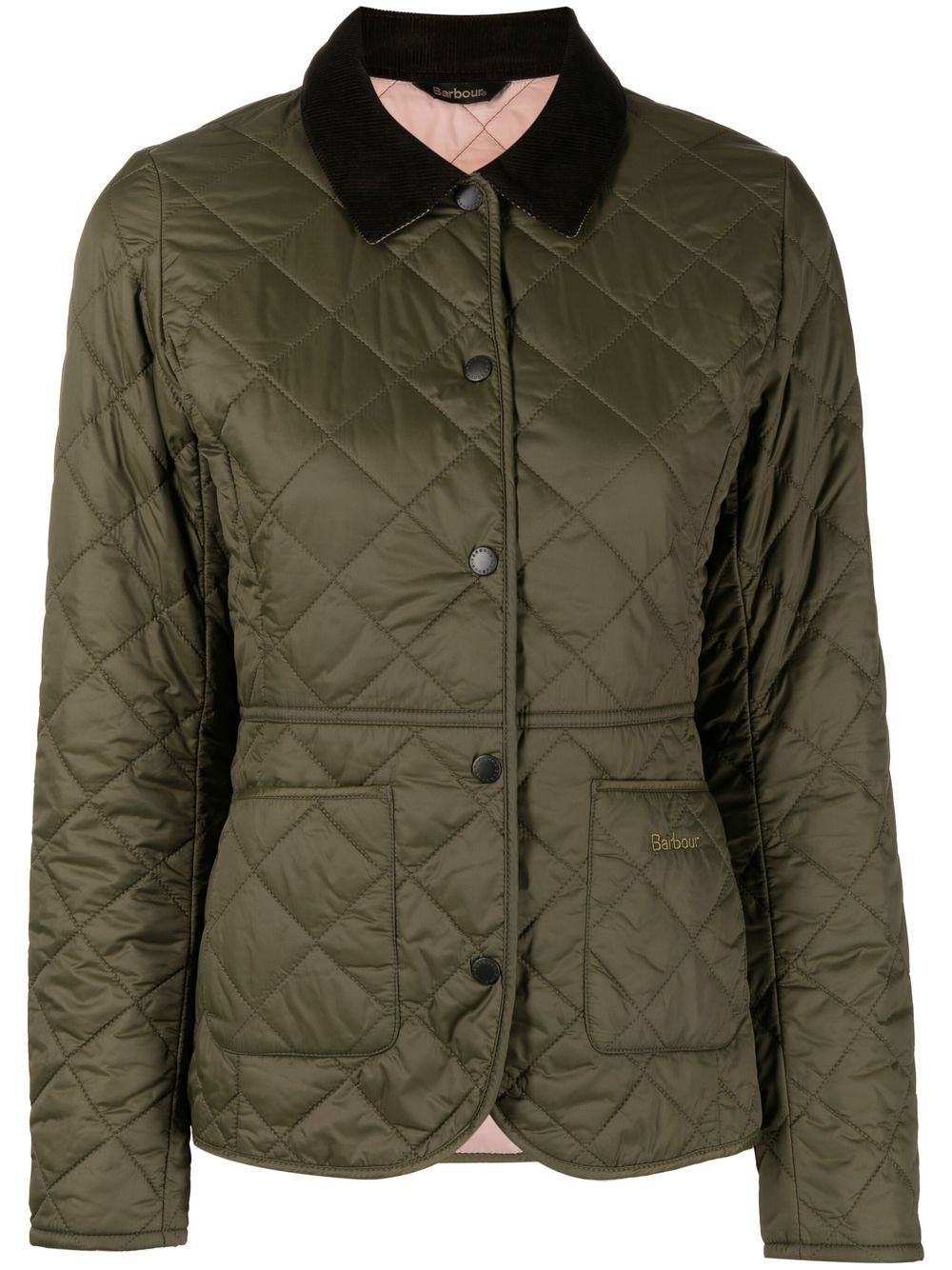 Barbour Deveron 绗缝夹克 - 绿色