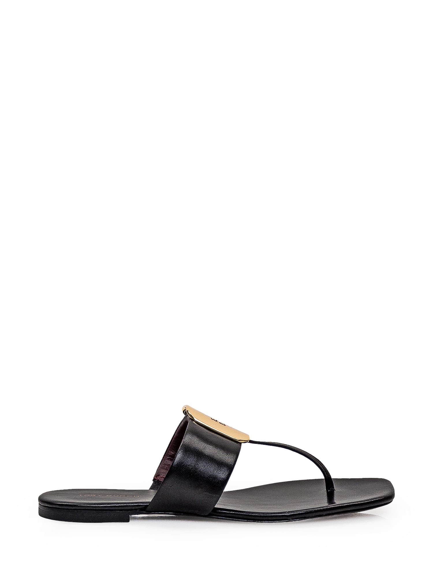 Tory Burch Georgia Leather Flat Sandals