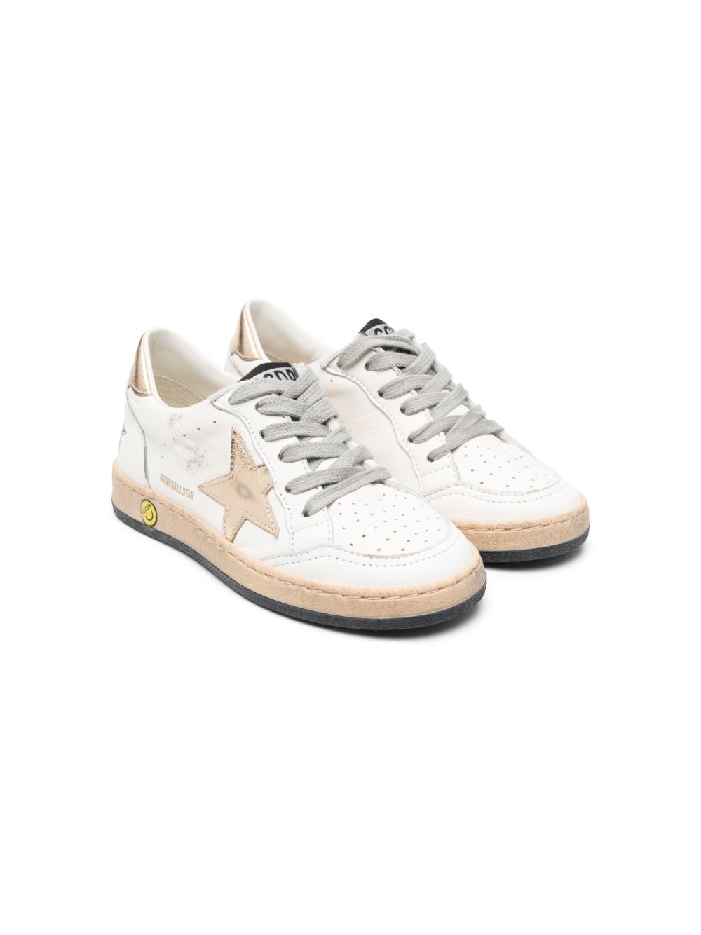 Golden Goose Kids 系带运动鞋 - 白色