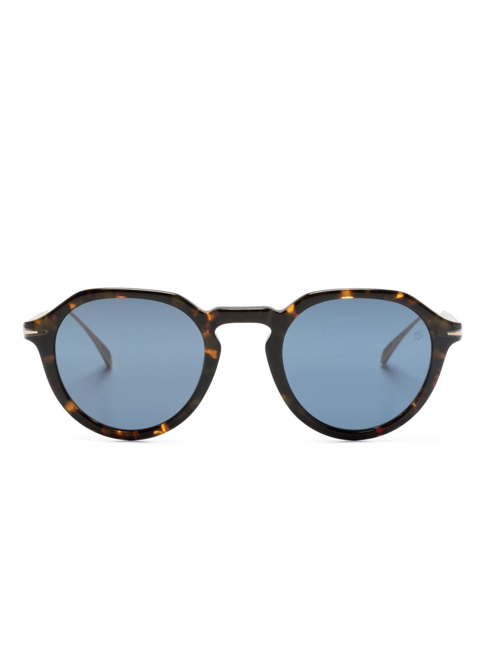 Eyewear by David Beckham 1098/S 圆框太阳眼镜 - 褐色