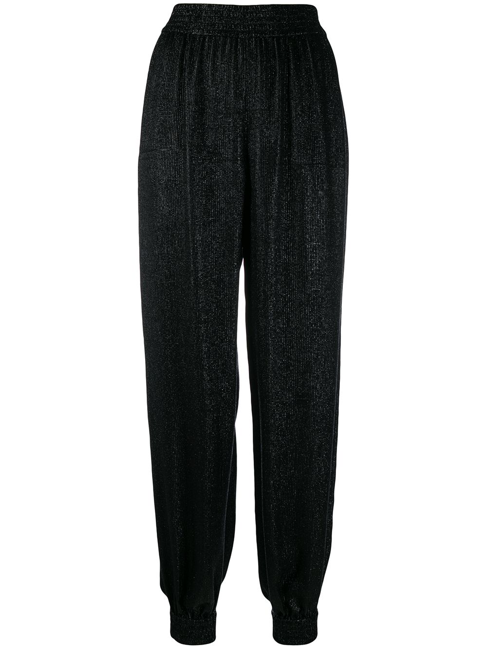 Saint Laurent 光泽感哈伦裤 - 黑色