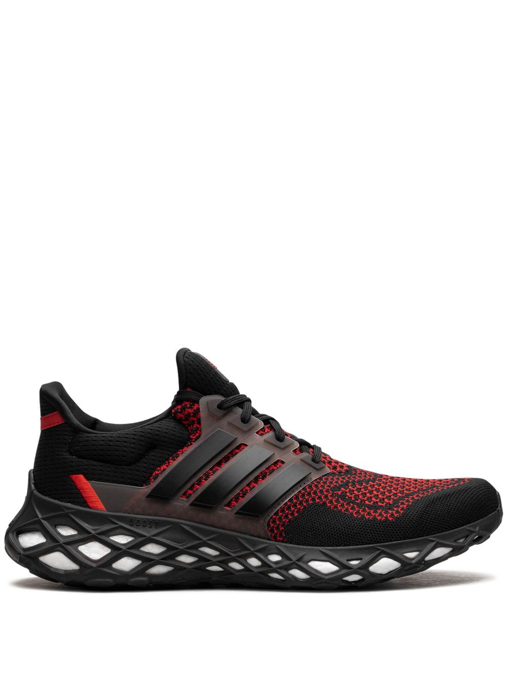 adidas Ultra Boost Web DNA Core Black/Vivid Red 运动鞋 - 黑色