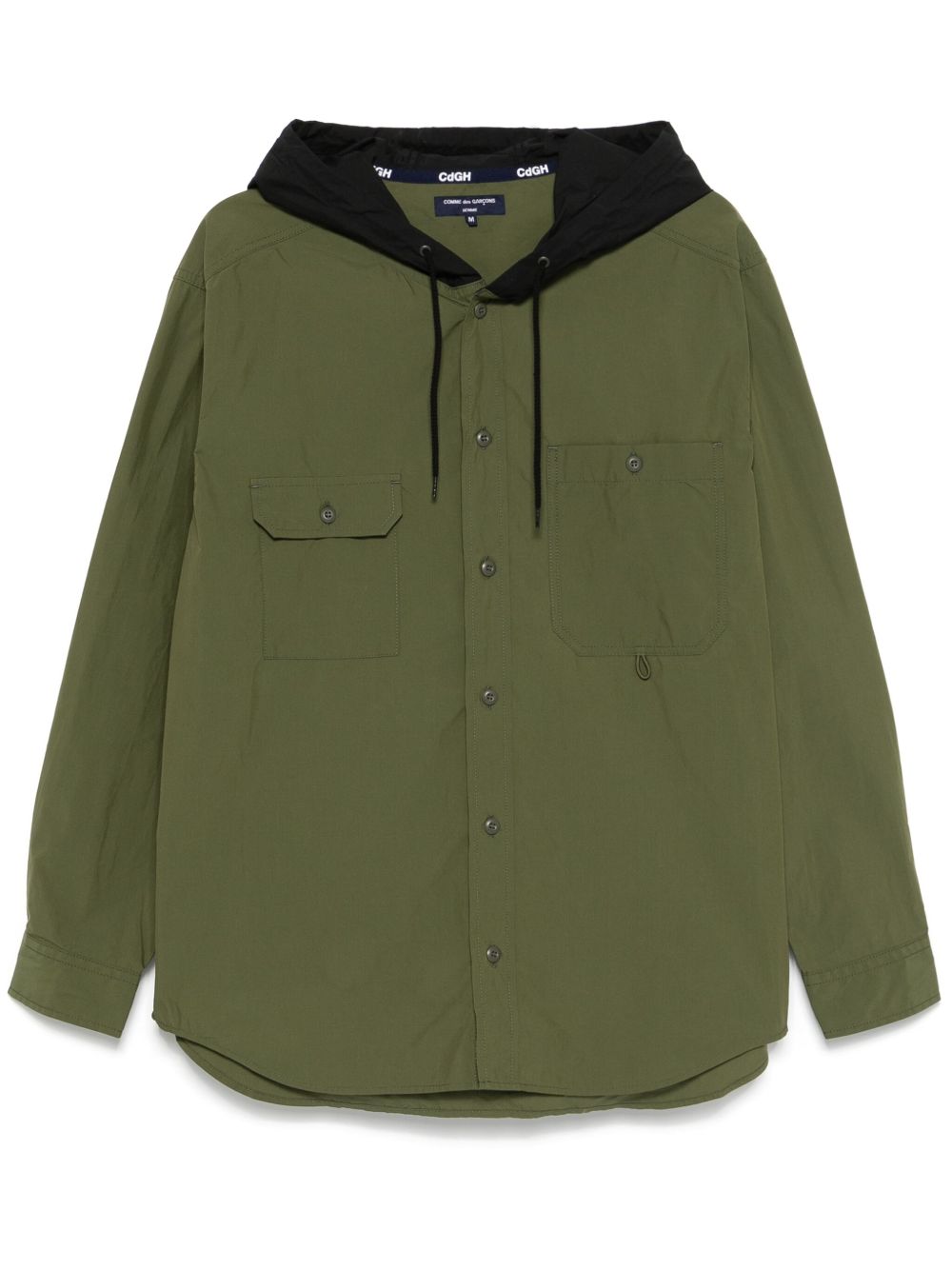 Comme des Garçons Homme 连帽夹克 - 绿色