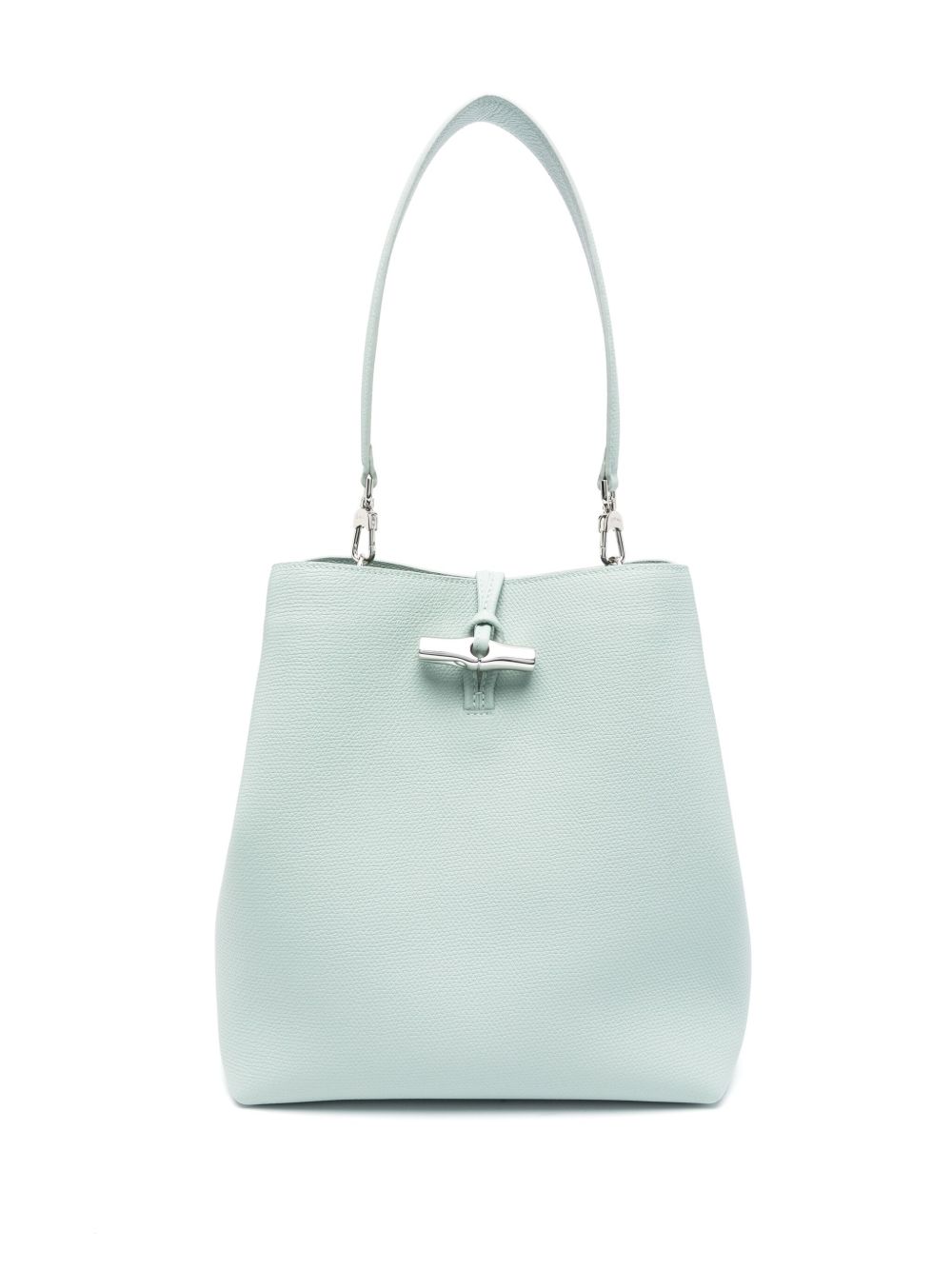 Longchamp Le Roseau 中号单肩包 - 蓝色