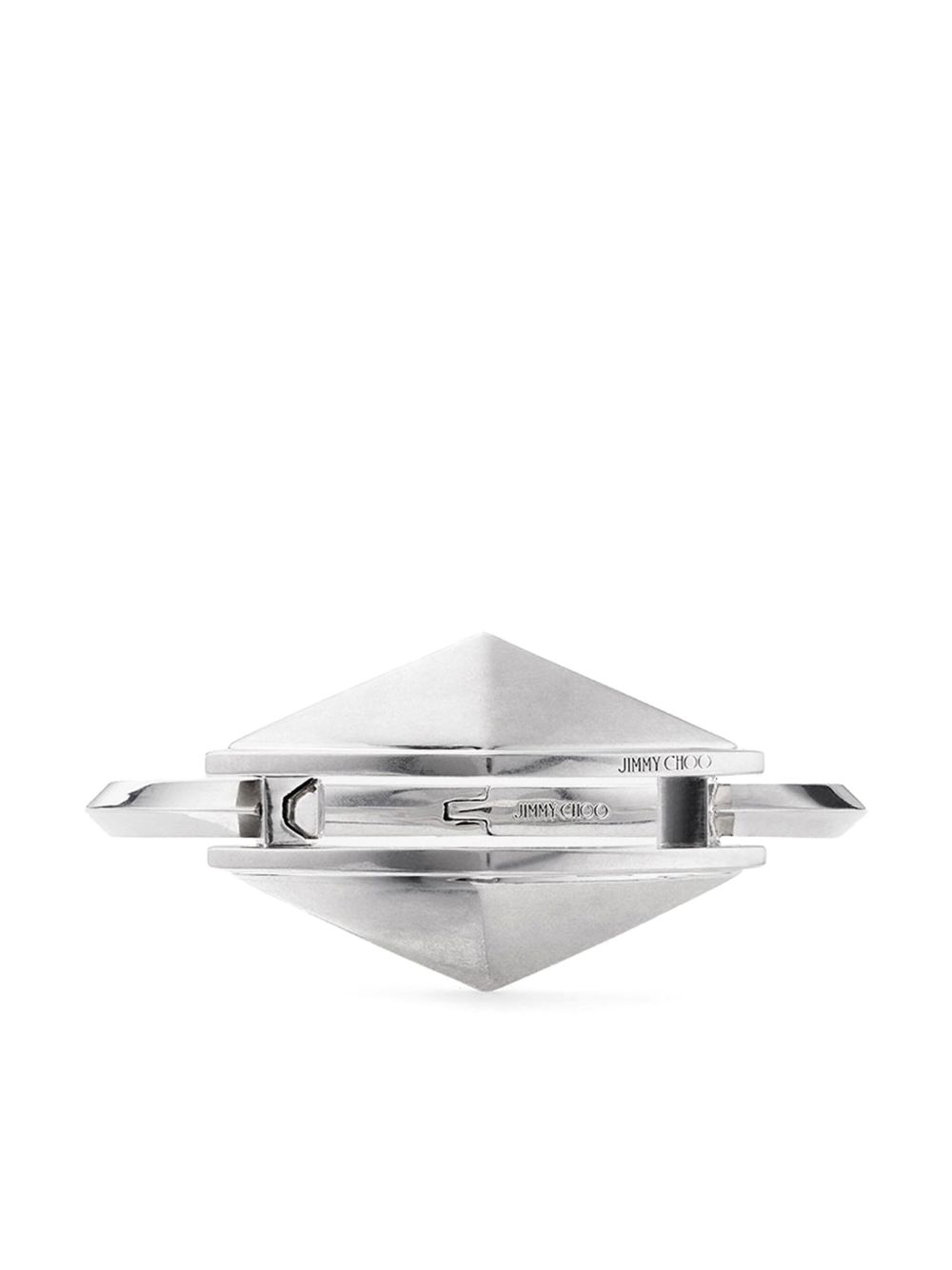 Jimmy Choo 钻石链式手镯式手链 - 银色