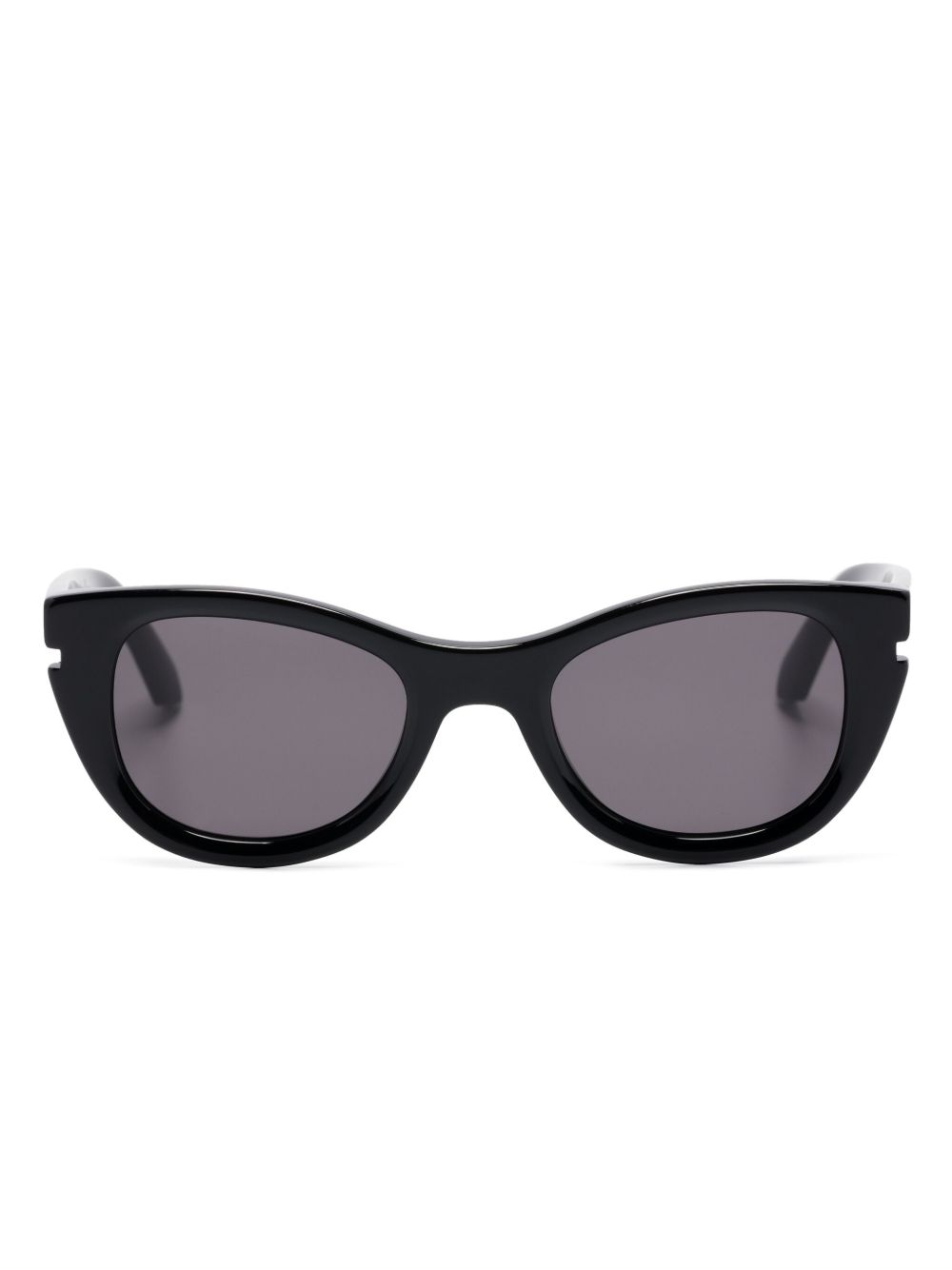 Off-White Eyewear Boulder 猫眼镜框太阳眼镜 - 黑色