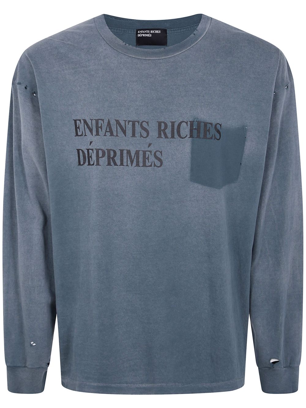 Enfants Riches Déprimés logo印花T恤 - 蓝色