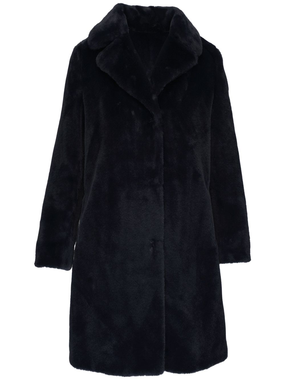 Herno faux-fur coat - 黑色