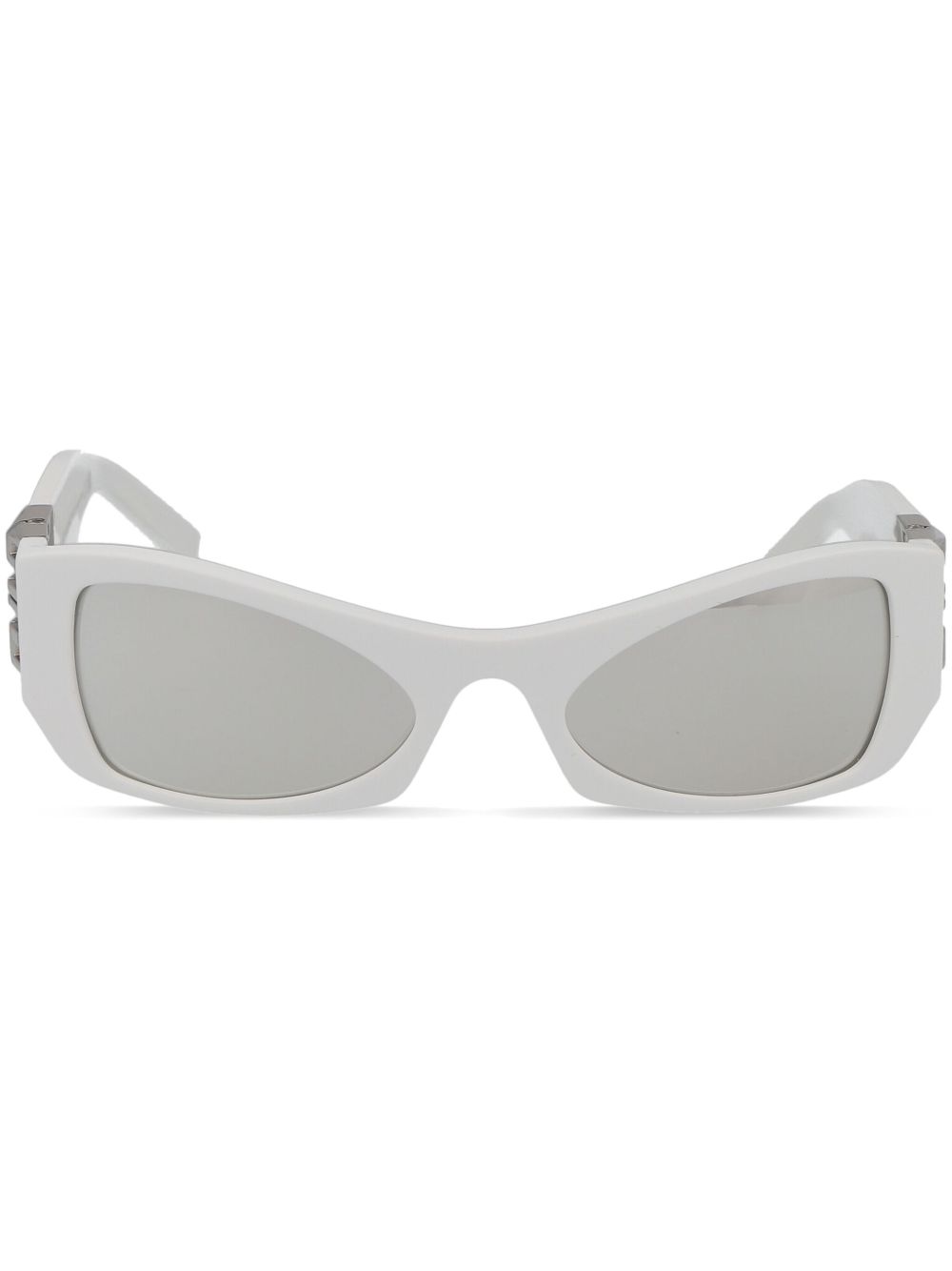 Givenchy Eyewear 长方形框太阳眼镜 - 白色