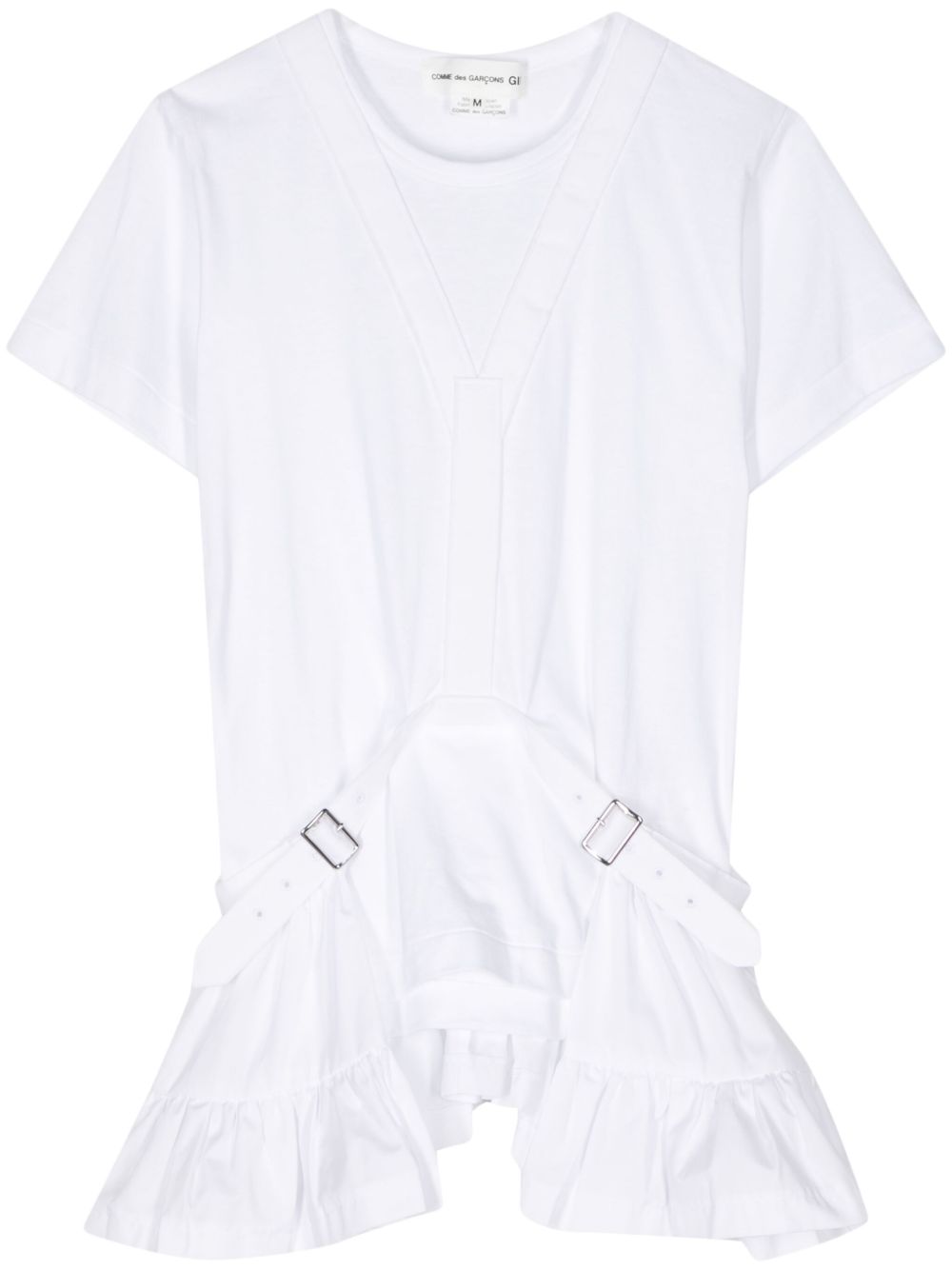 Comme Des Garçons Girl 束腰T恤 - 白色