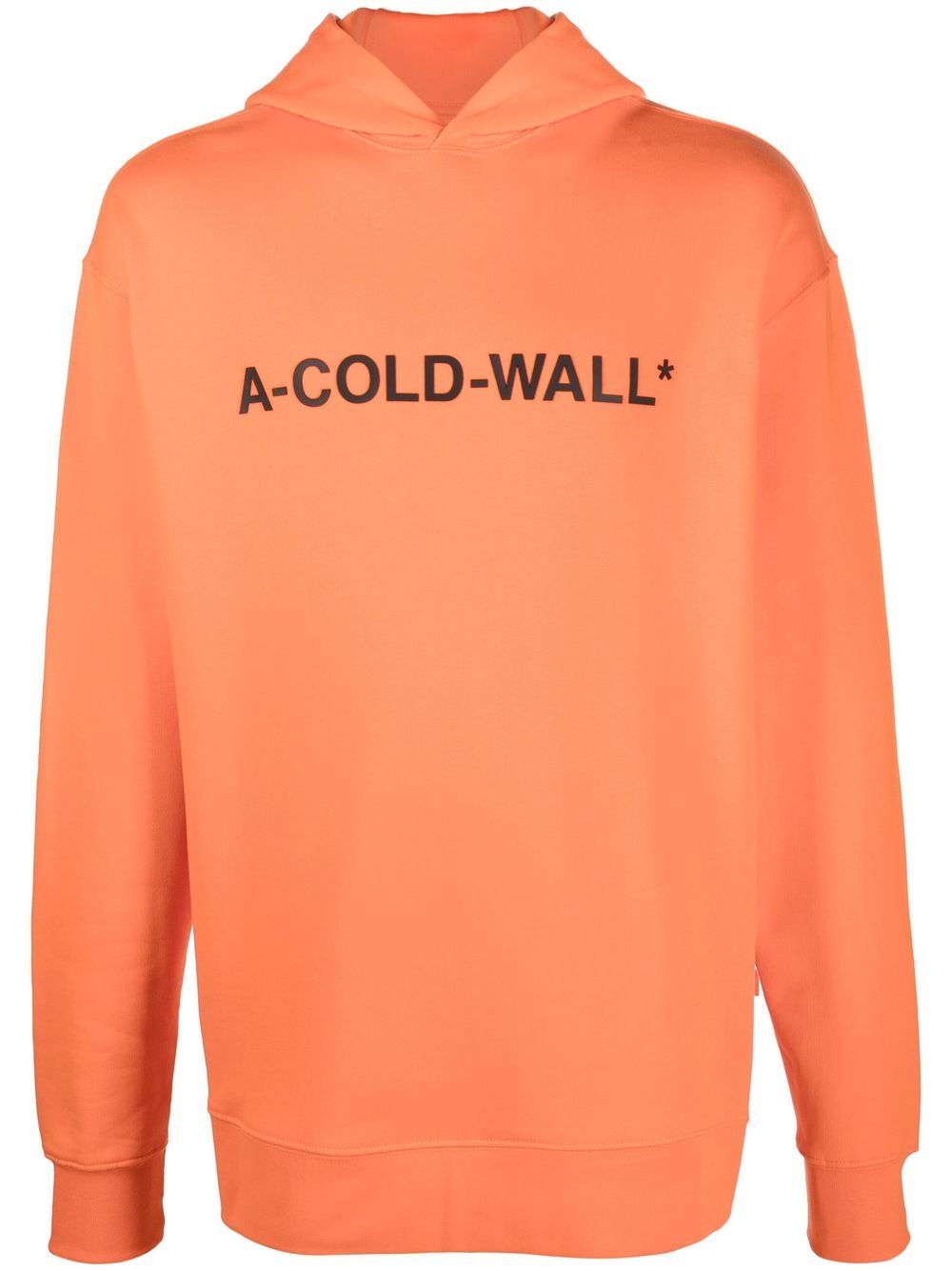 A-COLD-WALL* Essential logo印花连帽衫 - 橘色
