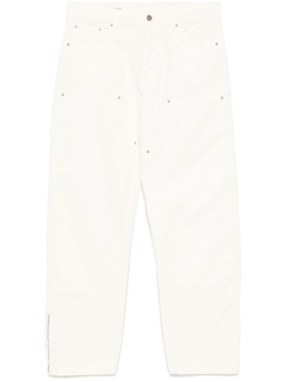 Garment workshop Double Knee 长裤 - 白色