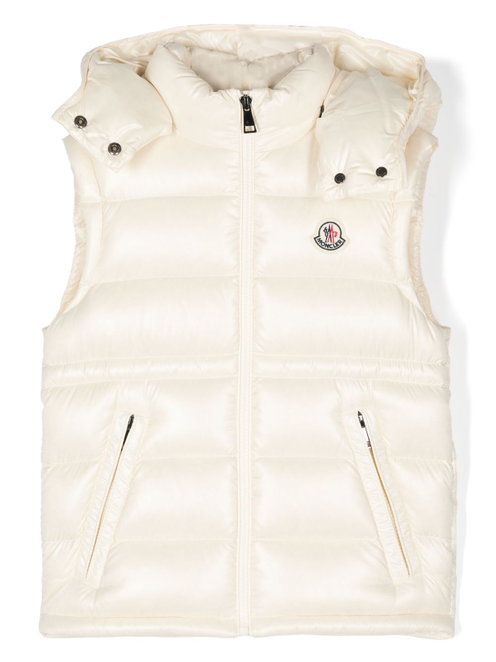 Moncler Enfant Ania 填充马甲 - 白色