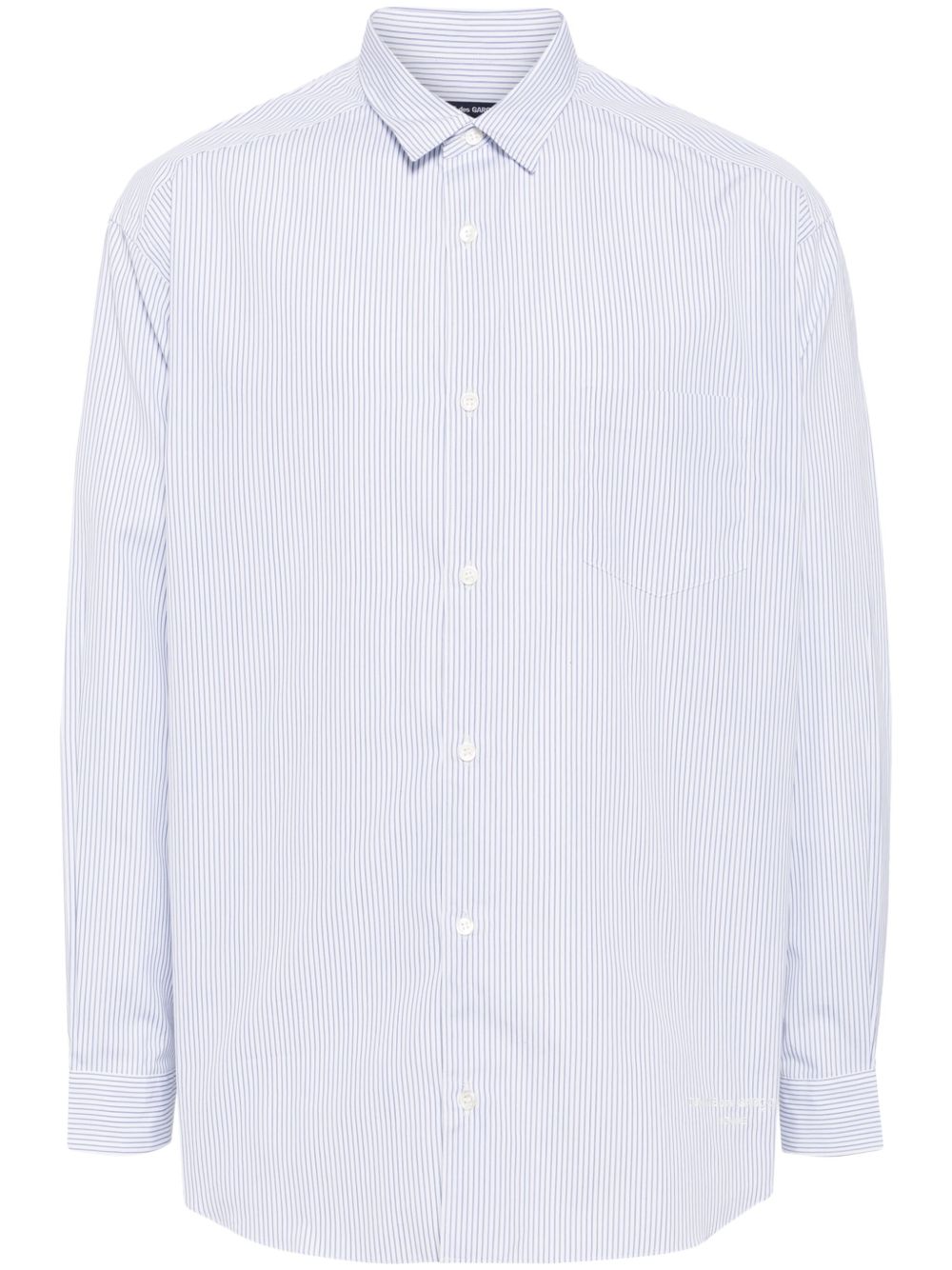 Comme des Garçons Homme 条纹衬衫 - 白色