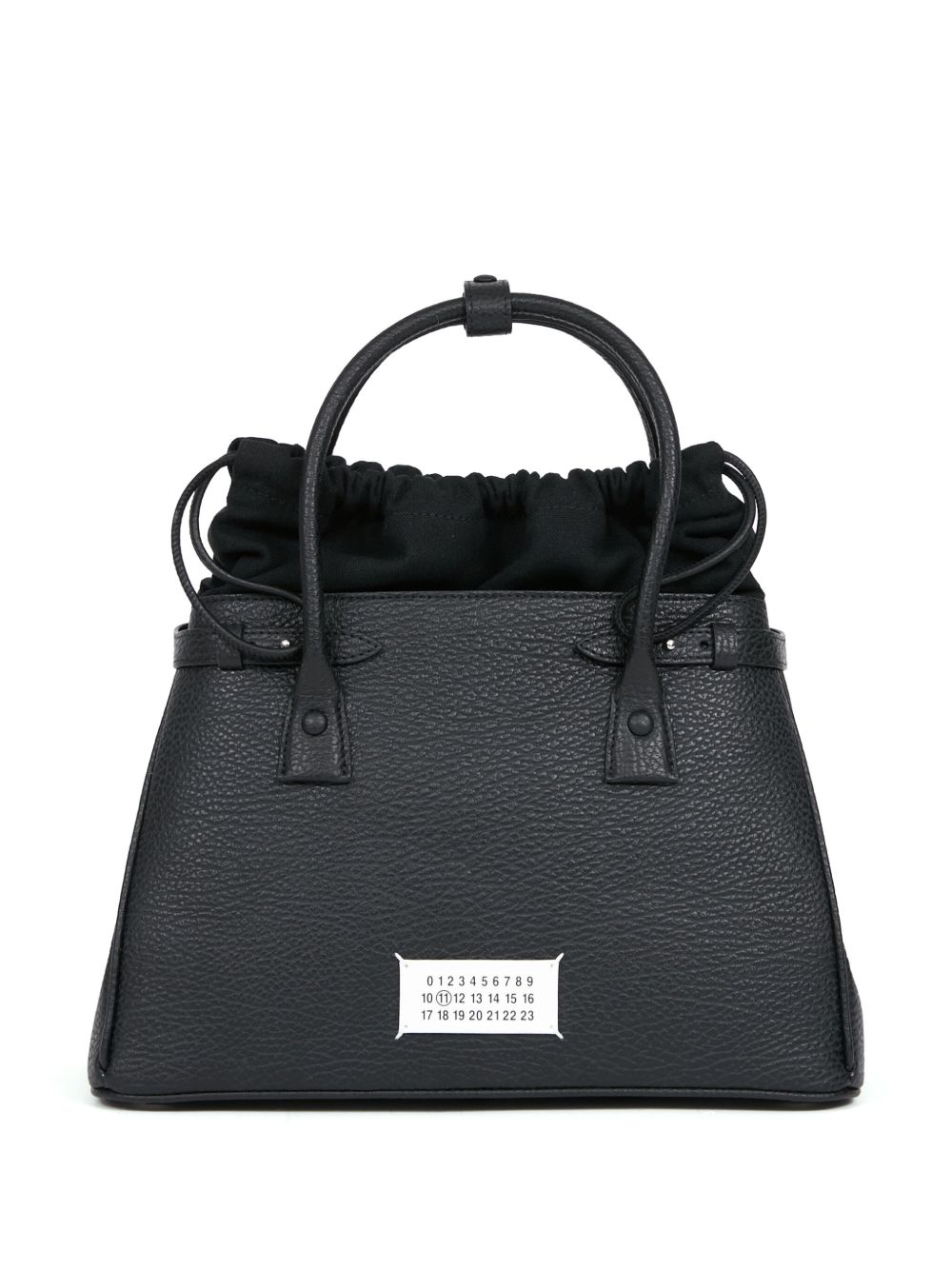 Maison Margiela 5AC 皮质手提包 - 黑色
