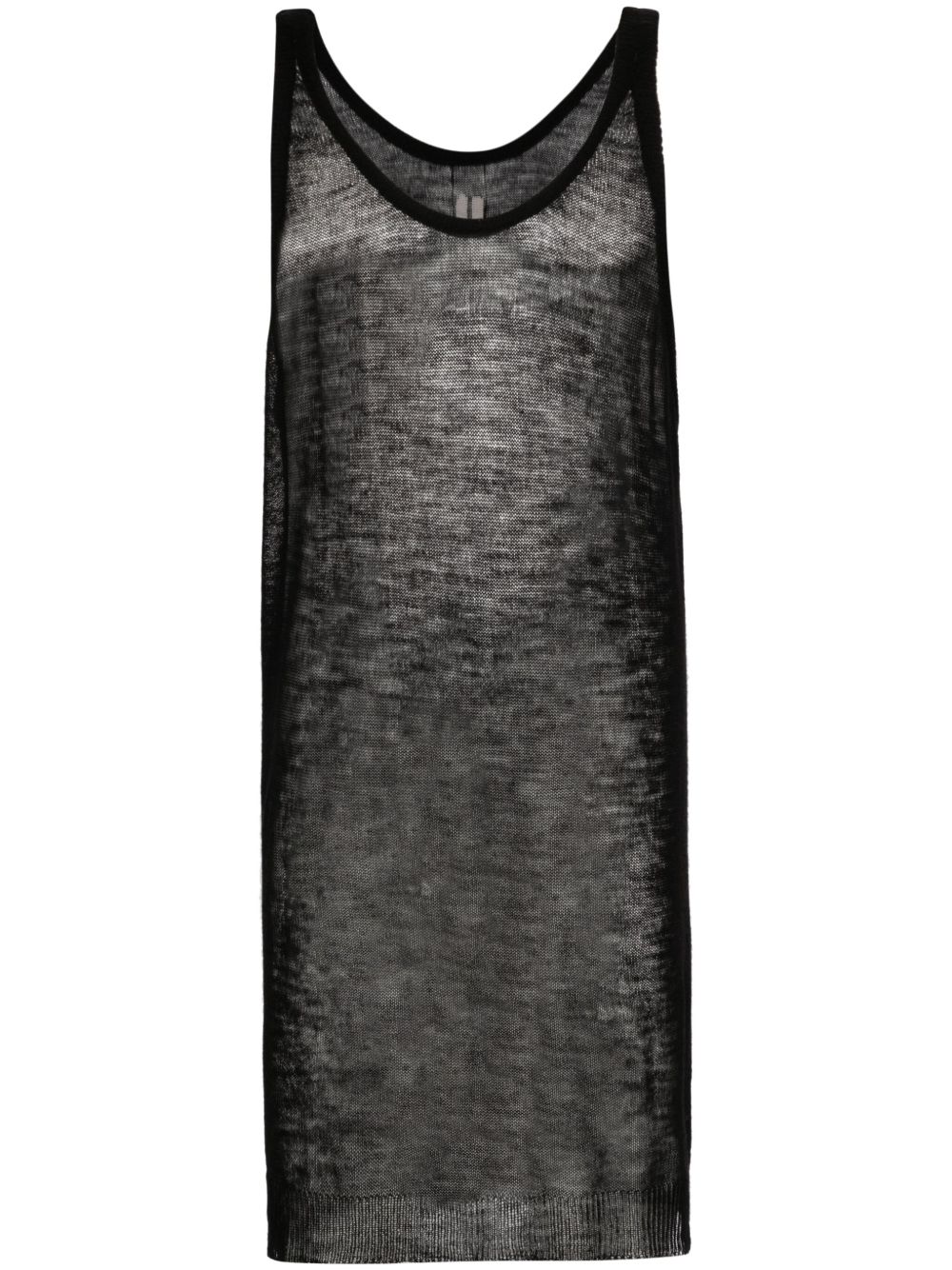Rick Owens Runaway Cunt 坦克背心 - 黑色