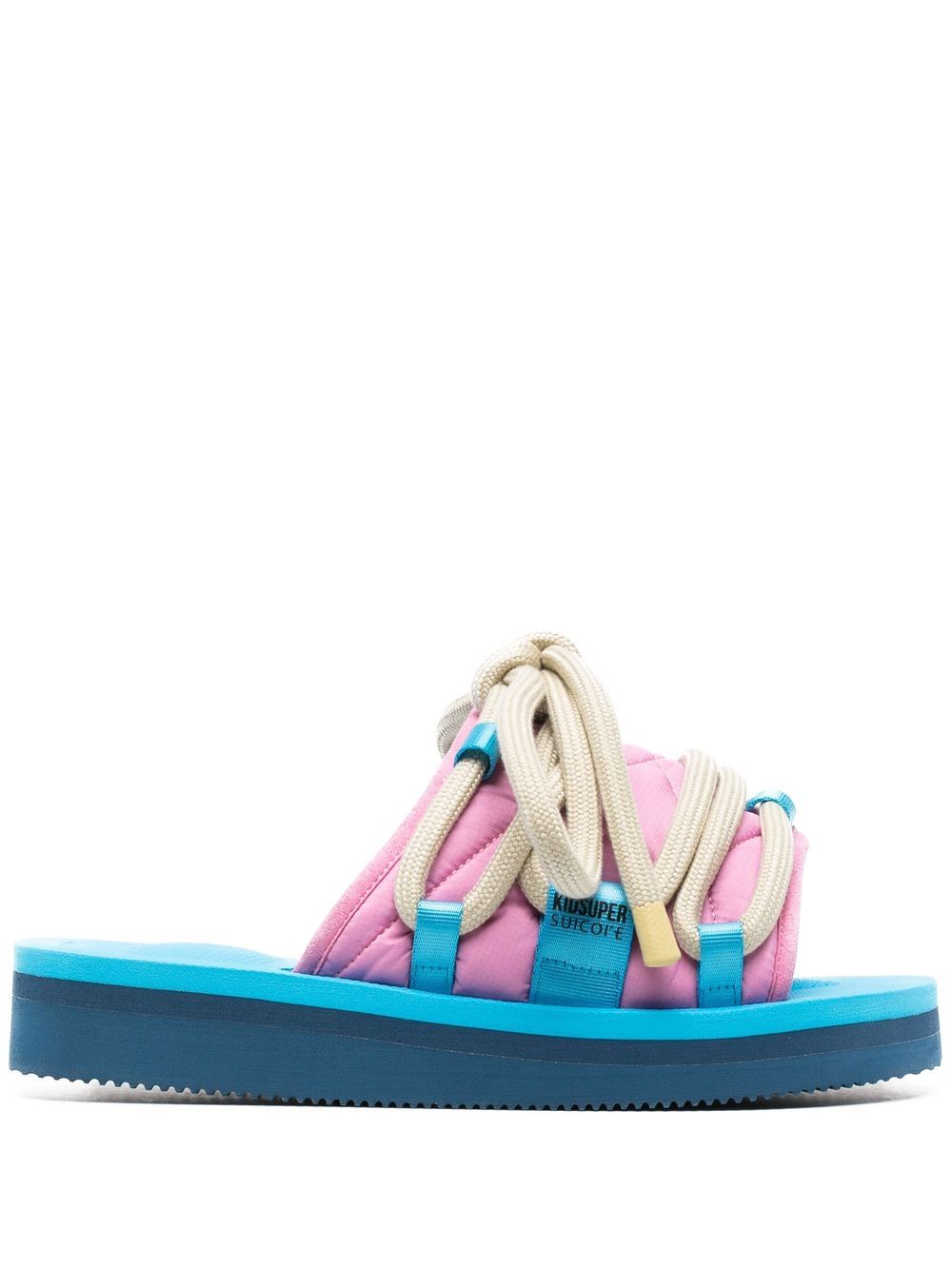 Suicoke x Kidsuper 蕾丝拖鞋 - 粉色