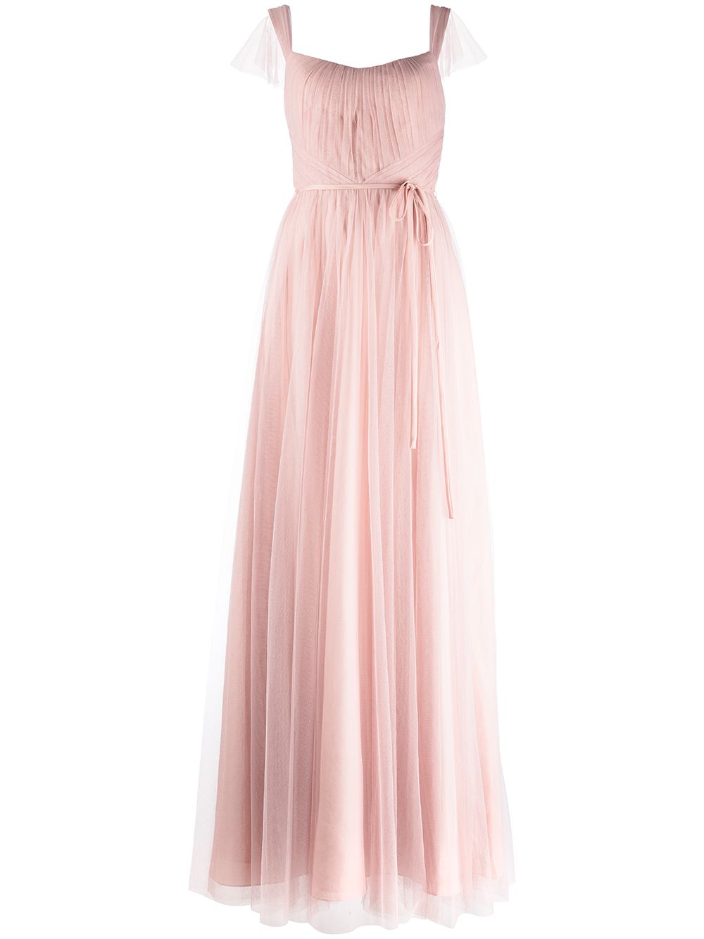Marchesa Notte Bridesmaids Frascati 盖袖伴娘礼服 - 粉色