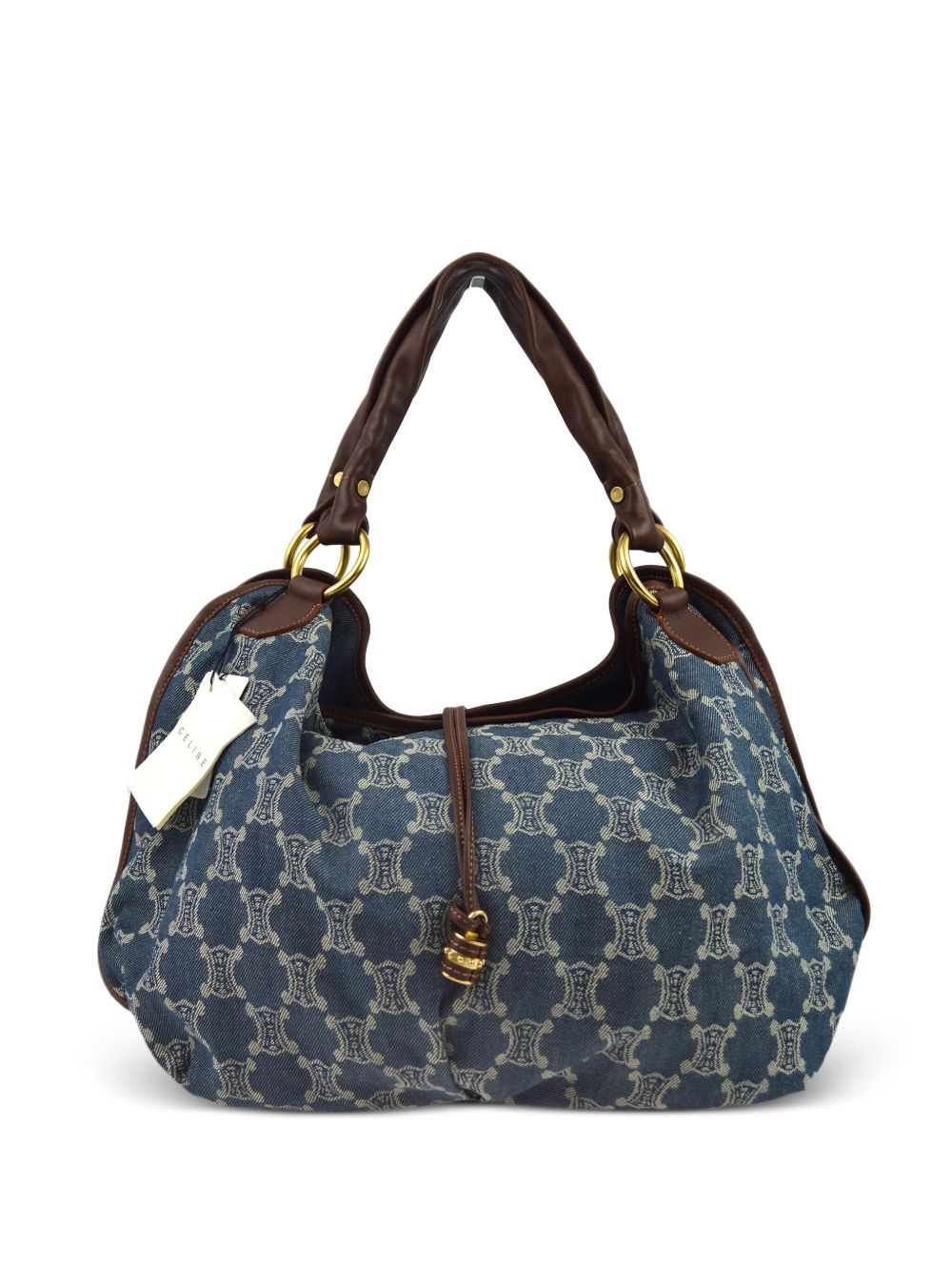 Céline Pre-Owned Macadam 手提包（1990-2000年代典藏款） - 蓝色