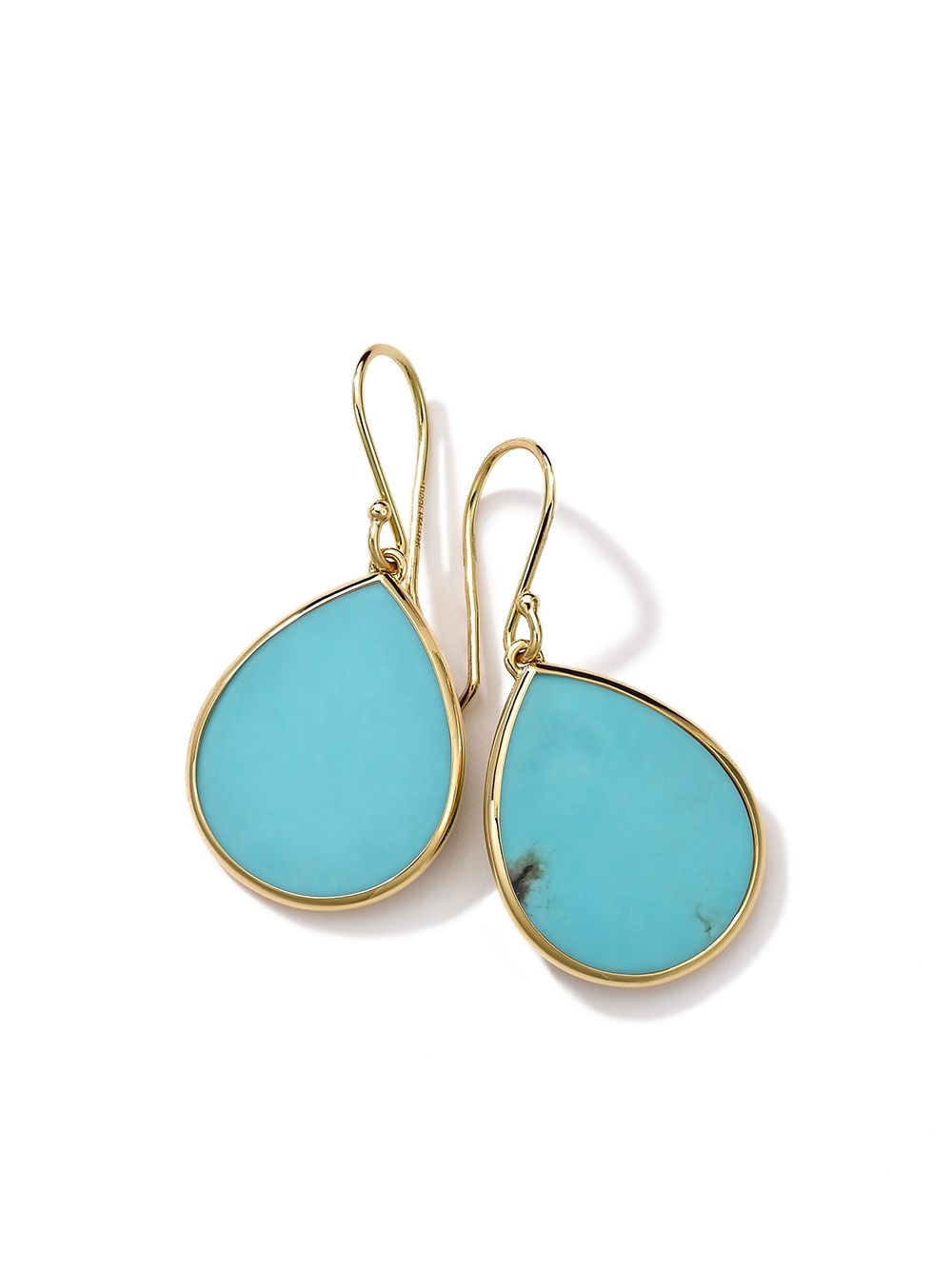 IPPOLITA Polished Rock Candy Teardrop 18K黄金小号耳环 - 金色