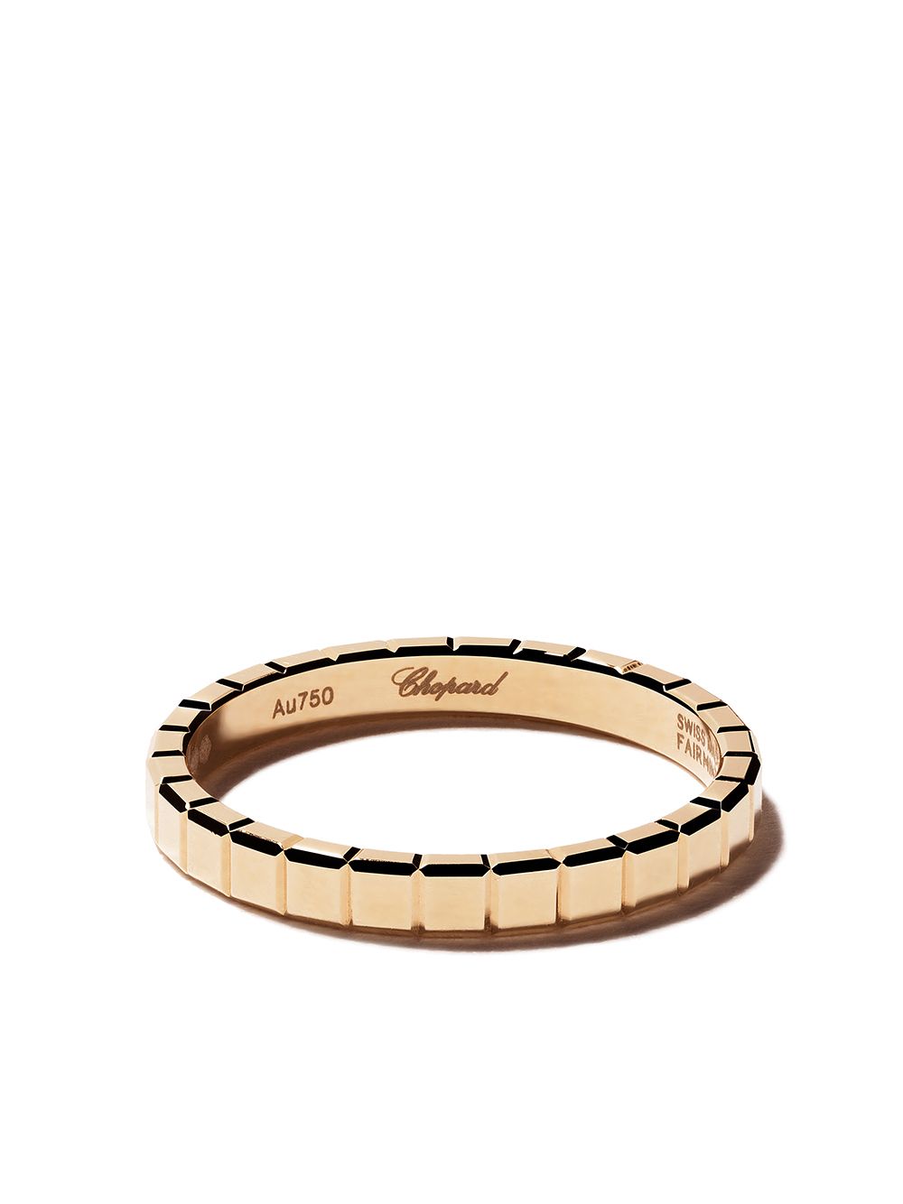 Chopard Ice Cube Pure 18k黄金戒指 - 金色