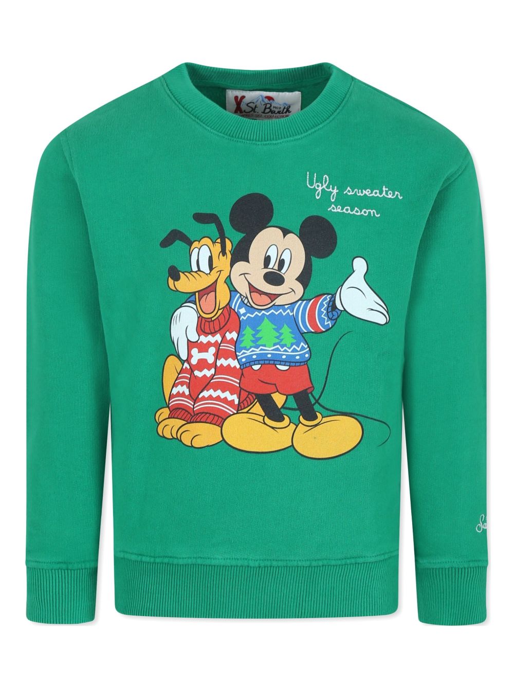 MC2 Saint Barth Kids x Disney 印花卫衣 - 绿色