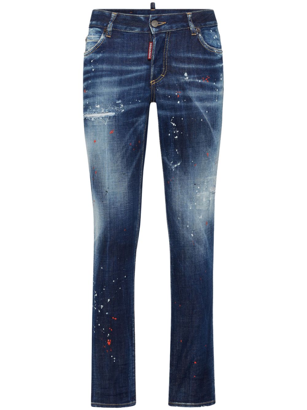 DSQUARED2 直筒牛仔裤 - 蓝色