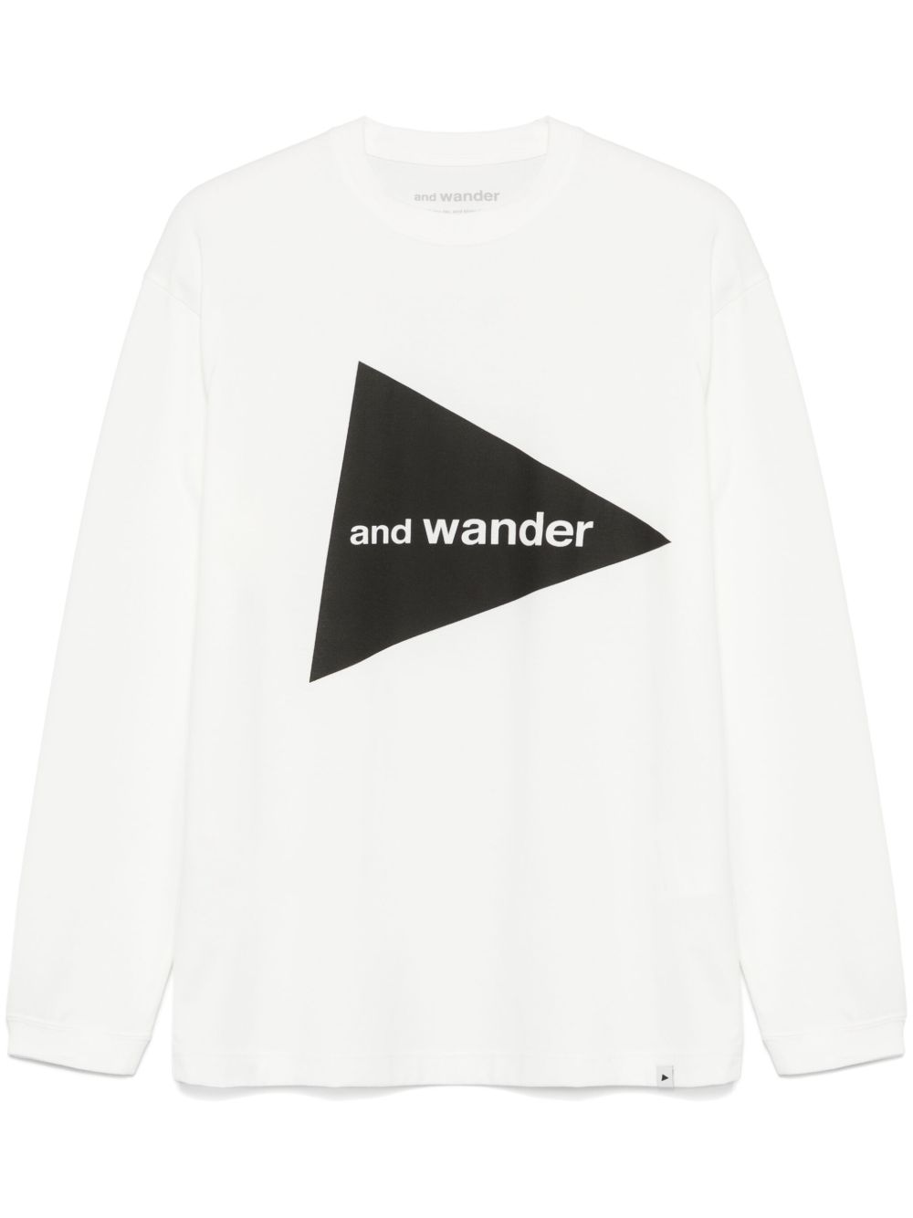 and Wander logo印花T恤 - 白色