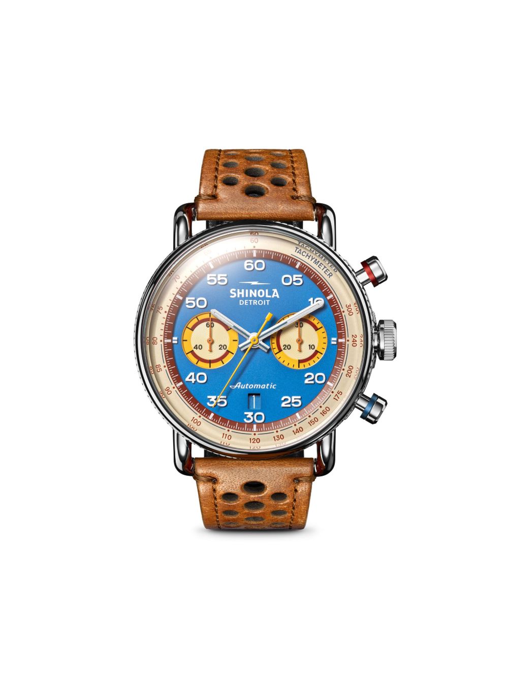 Shinola The Canfield Speedway 44毫米腕表 - 蓝色