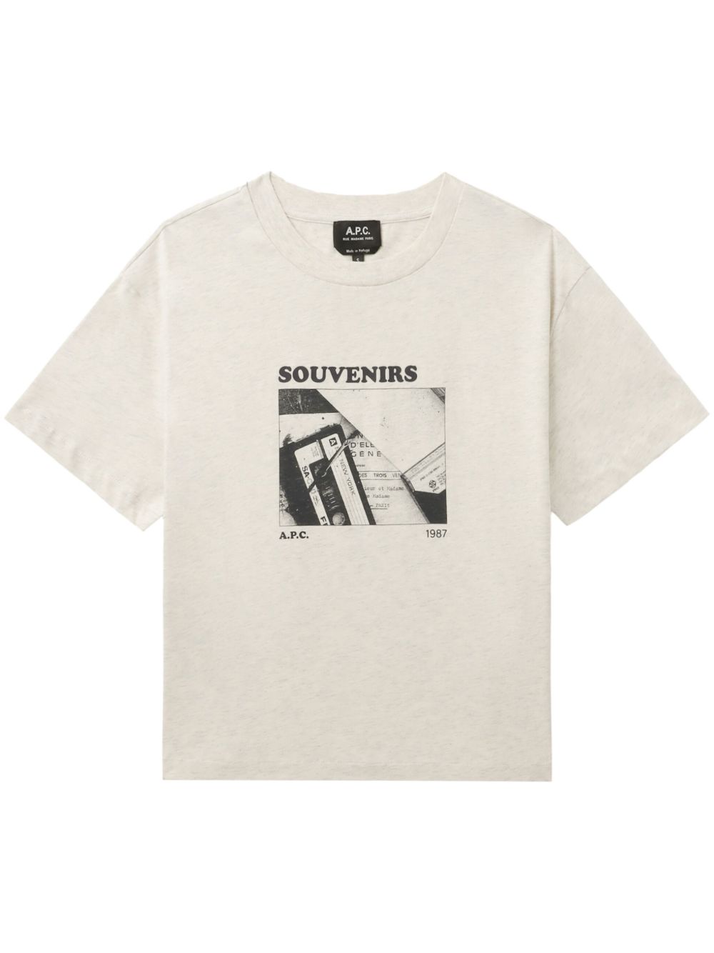 A.P.C. Souvenirs T恤 - 中性色