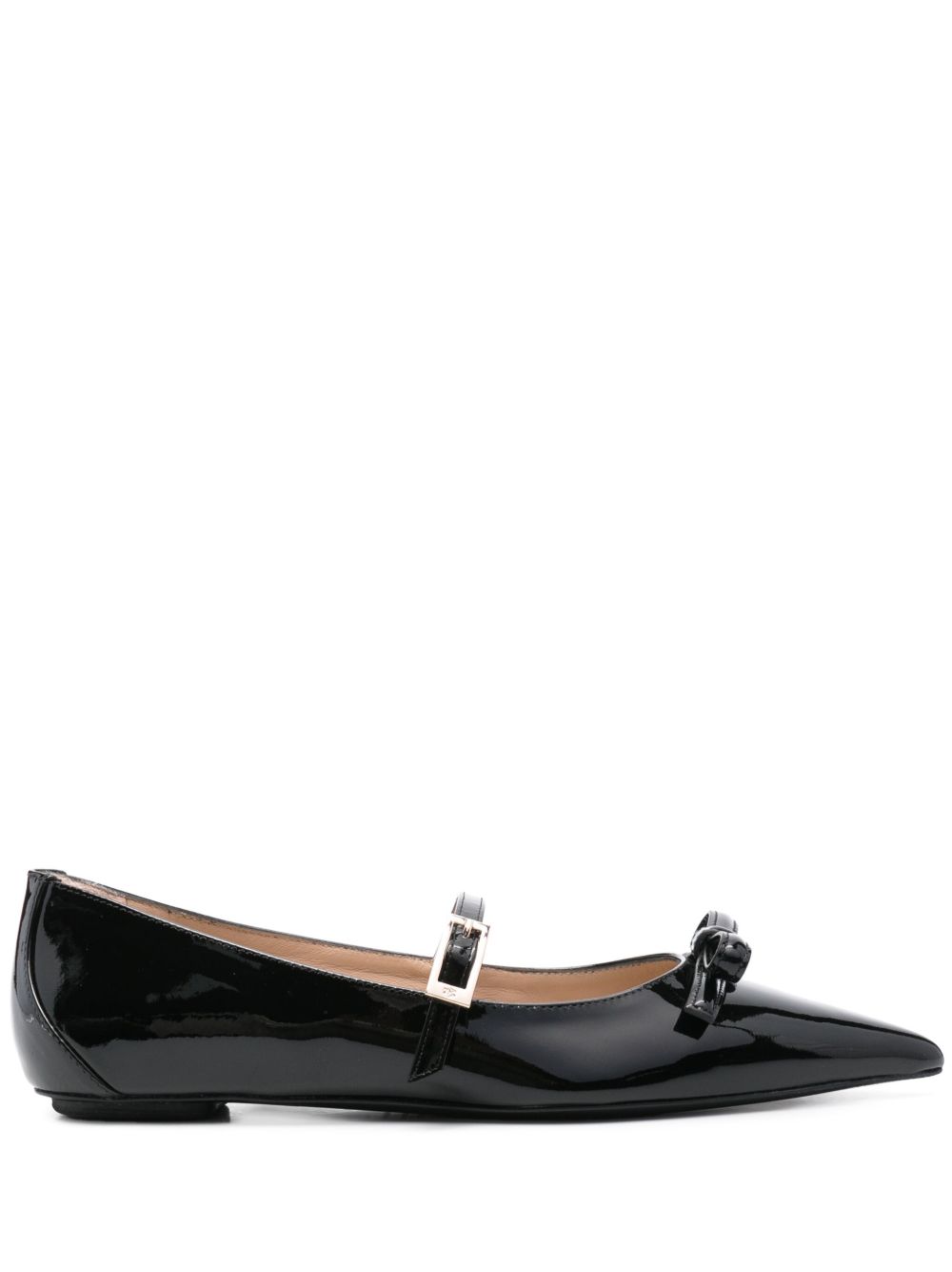 Stuart Weitzman Emilia 芭蕾平底鞋 - 黑色