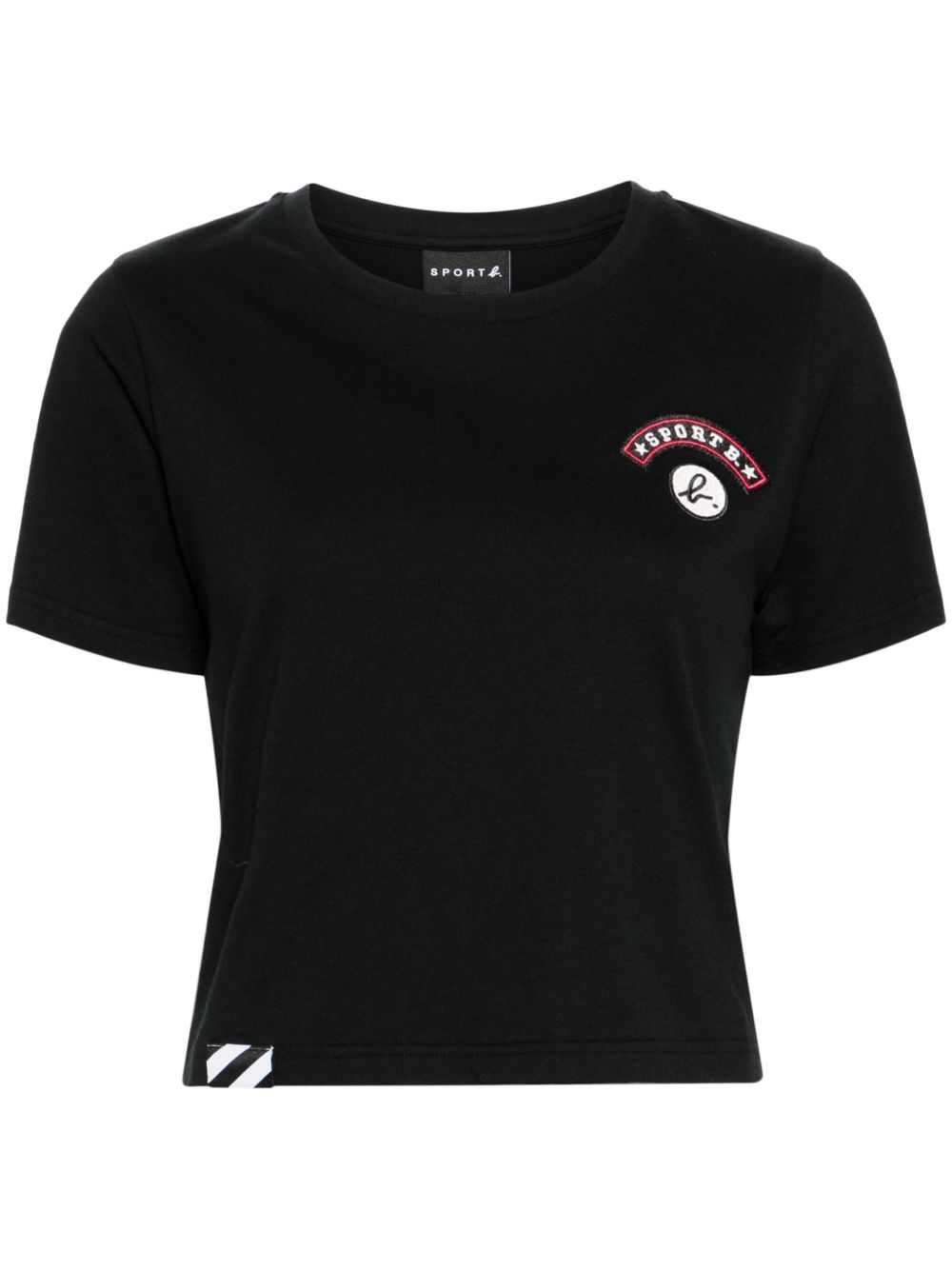 SPORT b. by agnès b. Authentic Arch logo T恤 - 黑色
